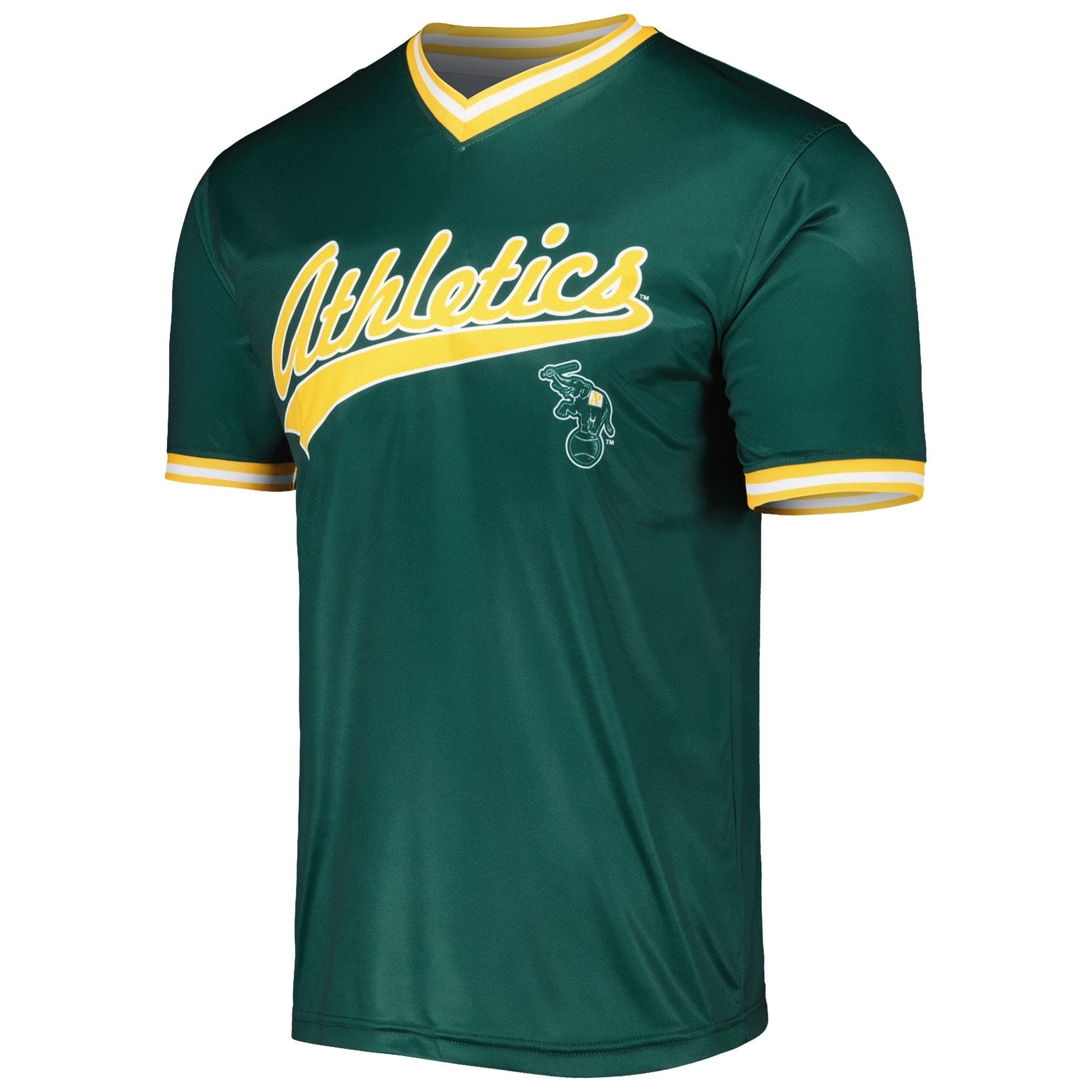 Oakland Athletics Stitches Cooperstown Collection Team Jersey - Kelly Green