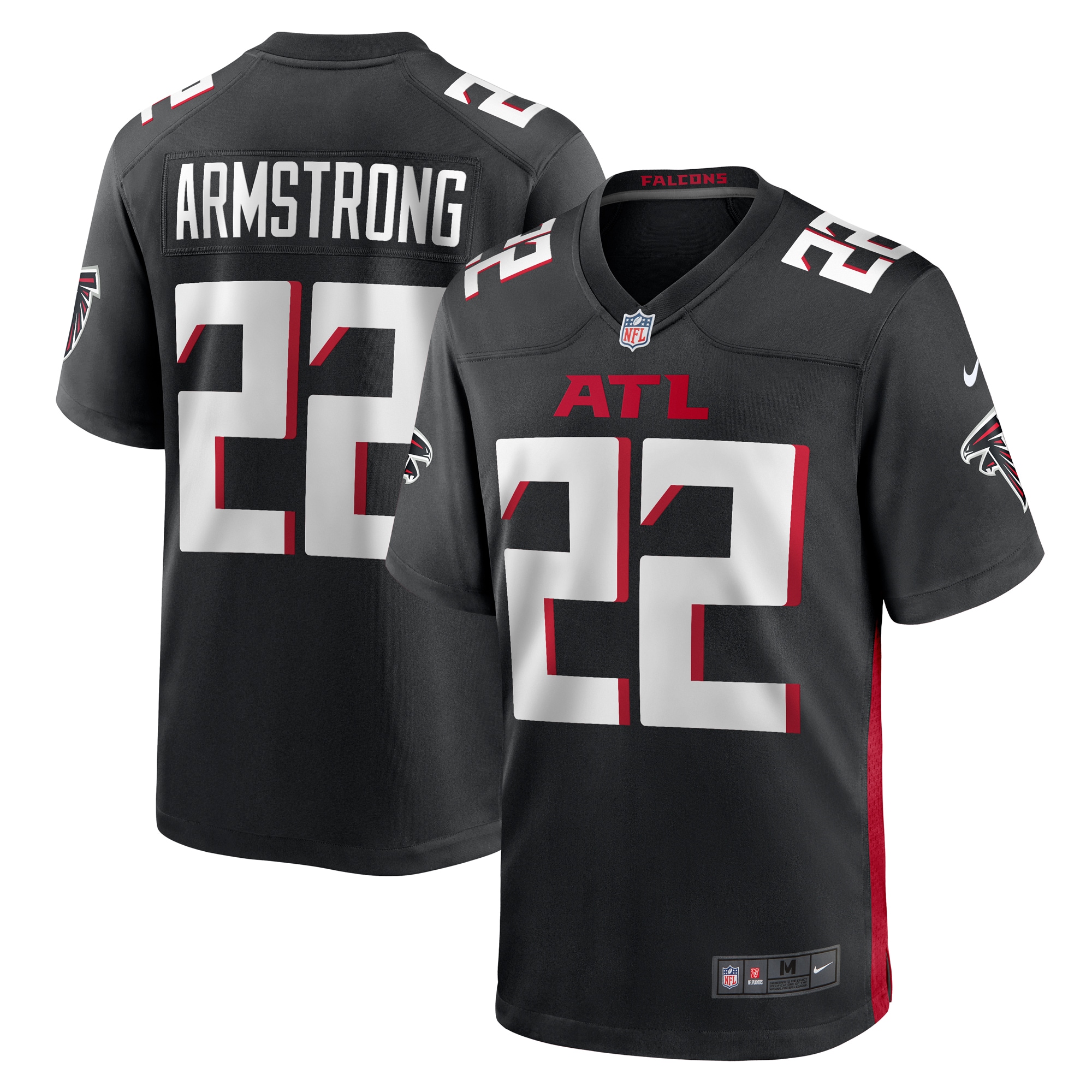 Cornell Armstrong Atlanta Falcons  Team Game Jersey -  Black