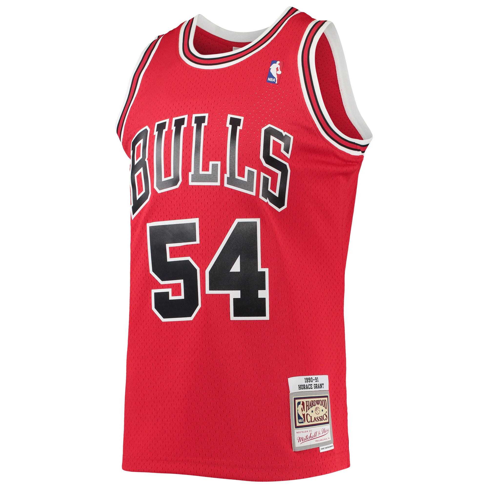 Horace Grant Chicago Bulls Mitchell & Ness 1990\/91 Throwback Dark Swingman Jersey - Red