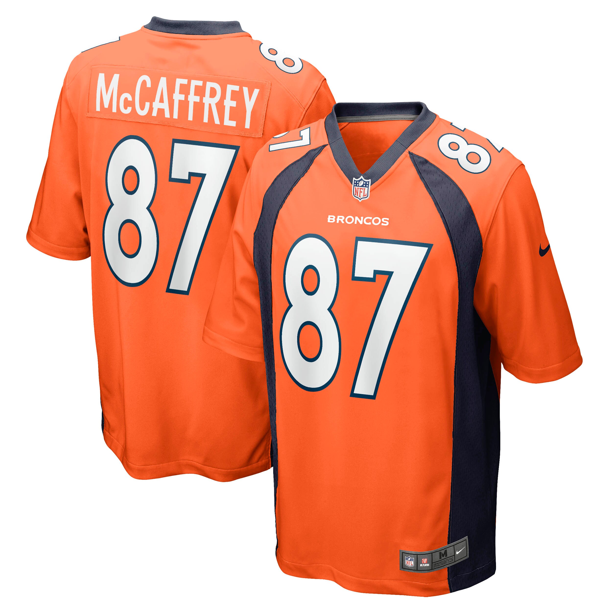 Ed McCaffrey Denver Broncos  Game Retired Player Jersey - Orange