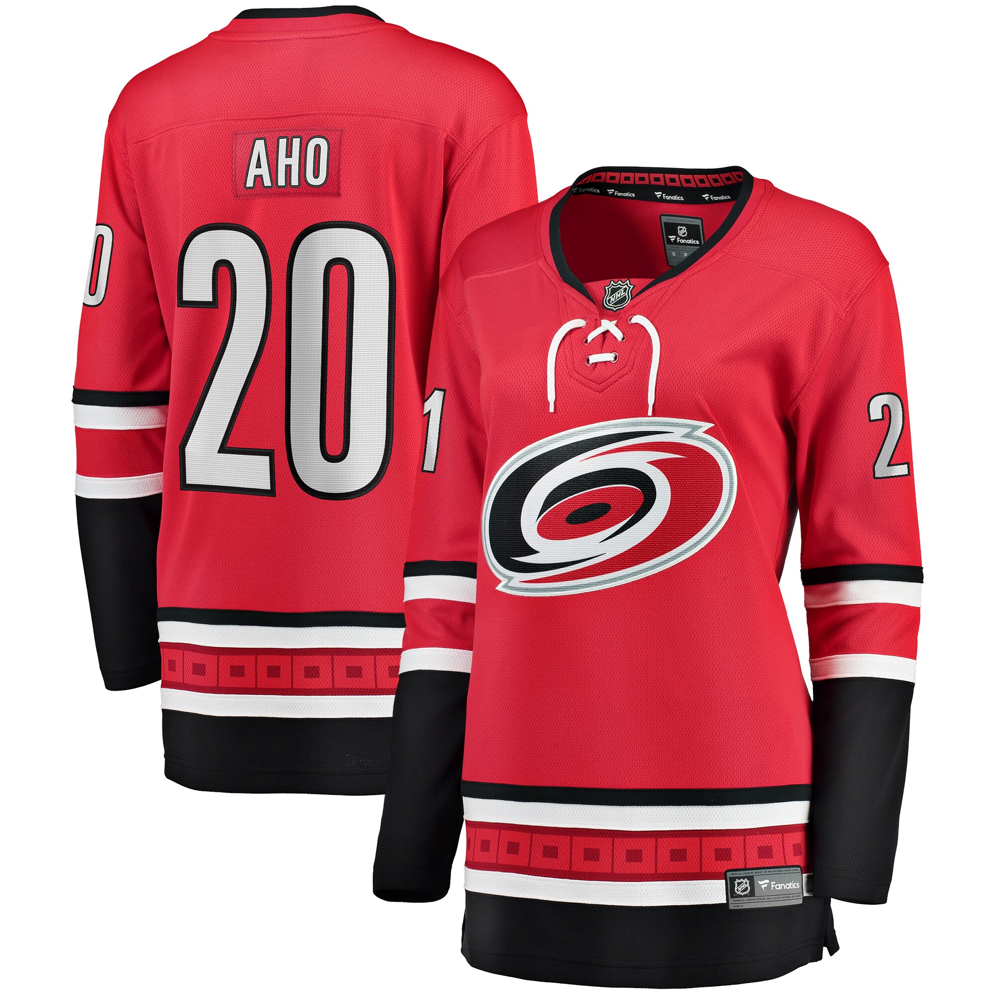 Sebastian Aho Carolina Hurricanes Fanatics Women's Alternate Breakaway Player Jersey - Red