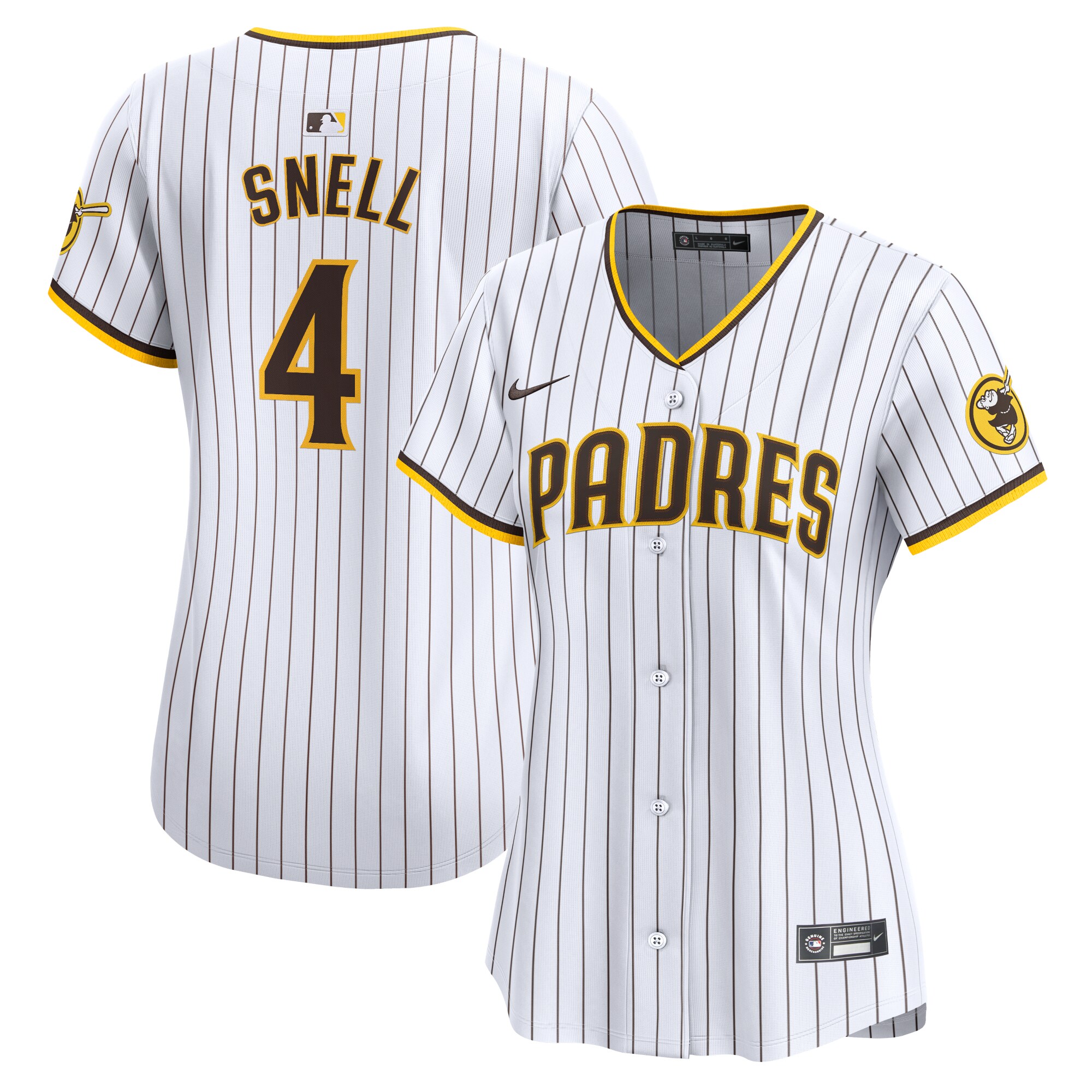 Blake Snell San Diego Padres  Women's  Home Limited Player Jersey - White