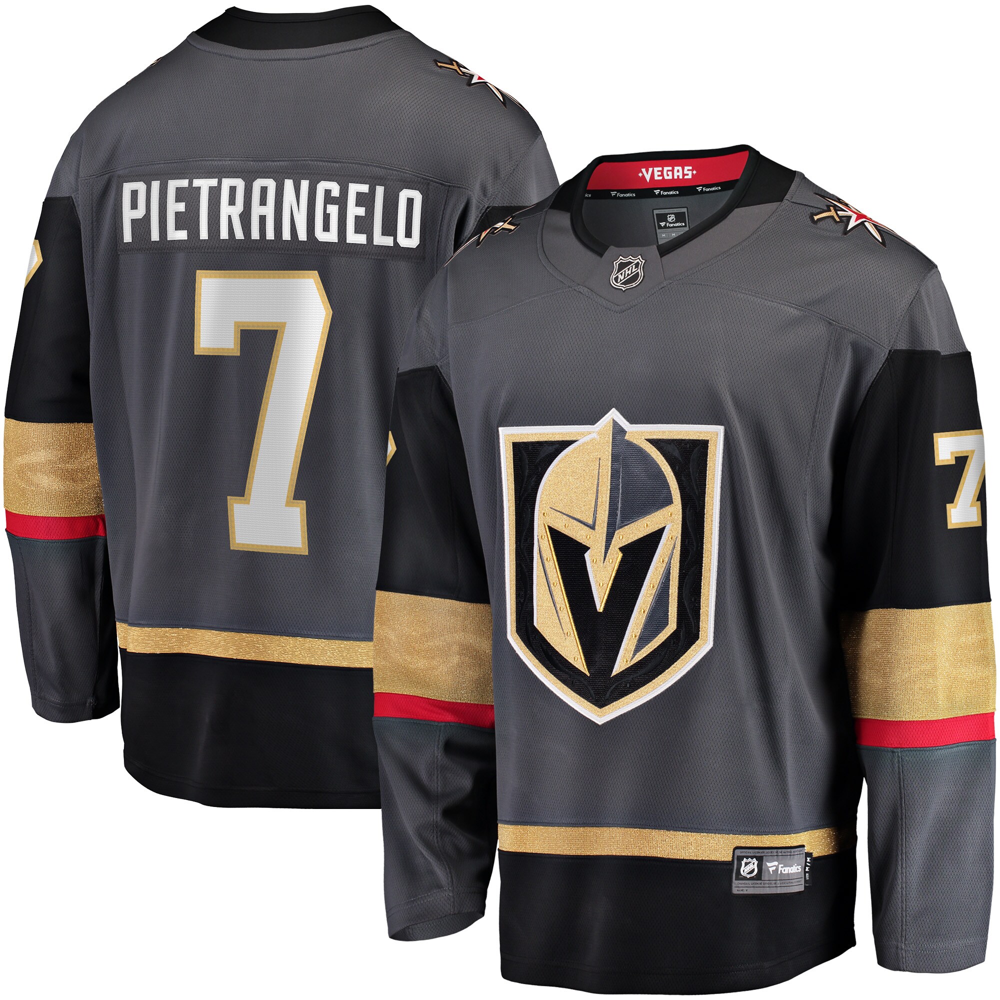 Alex Pietrangelo Vegas Golden Knights Fanatics Breakaway Player Jersey - Black