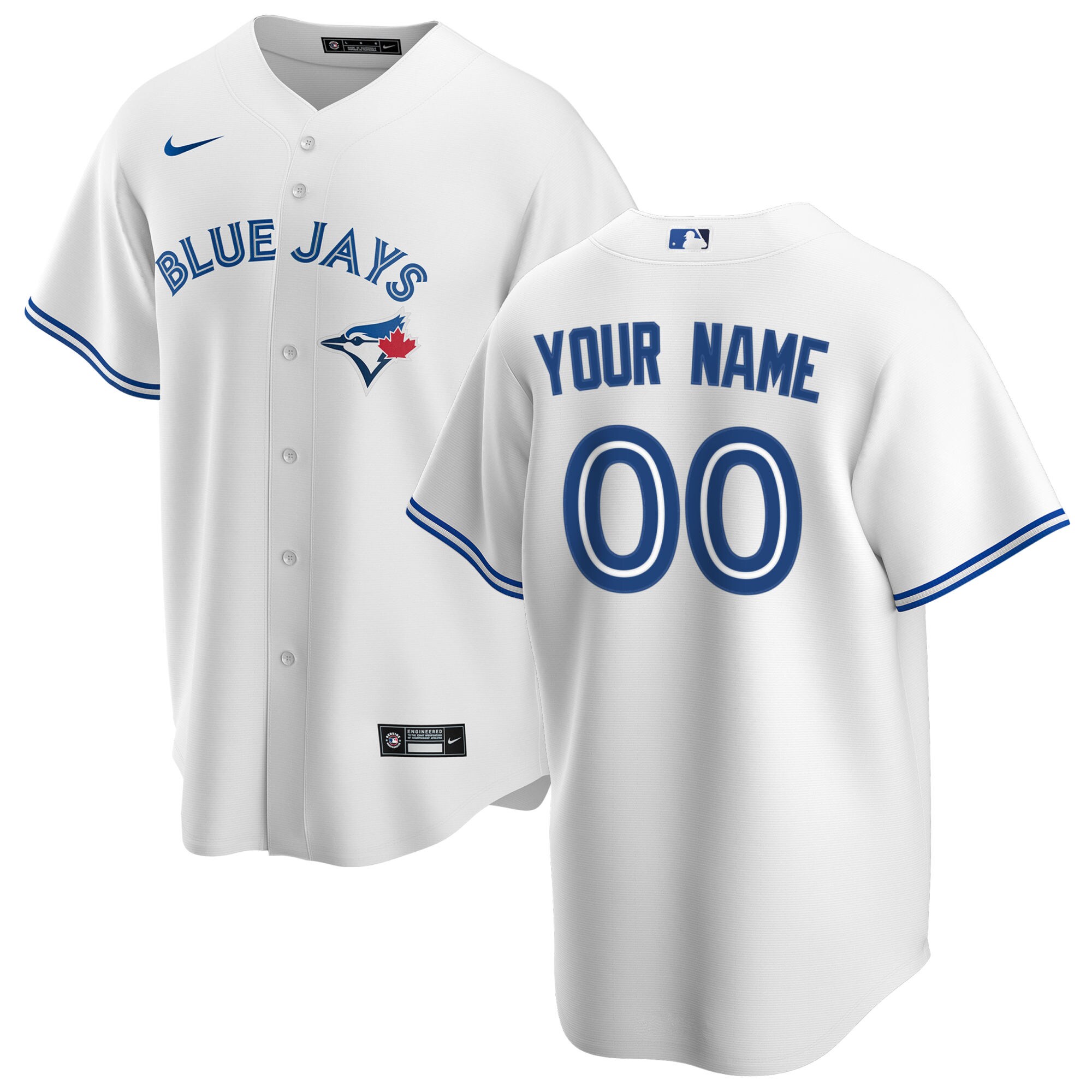 Toronto Blue Jays  Youth Home Replica Custom Jersey - White