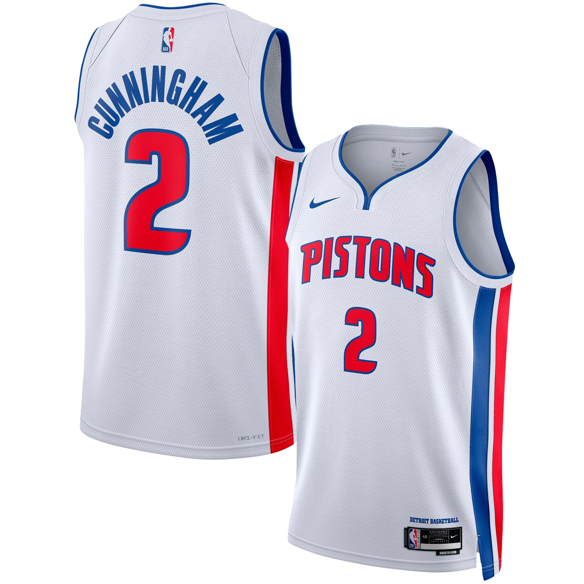 Cade Cunningham Detroit Pistons  Unisex Swingman Jersey - Association Edition - White