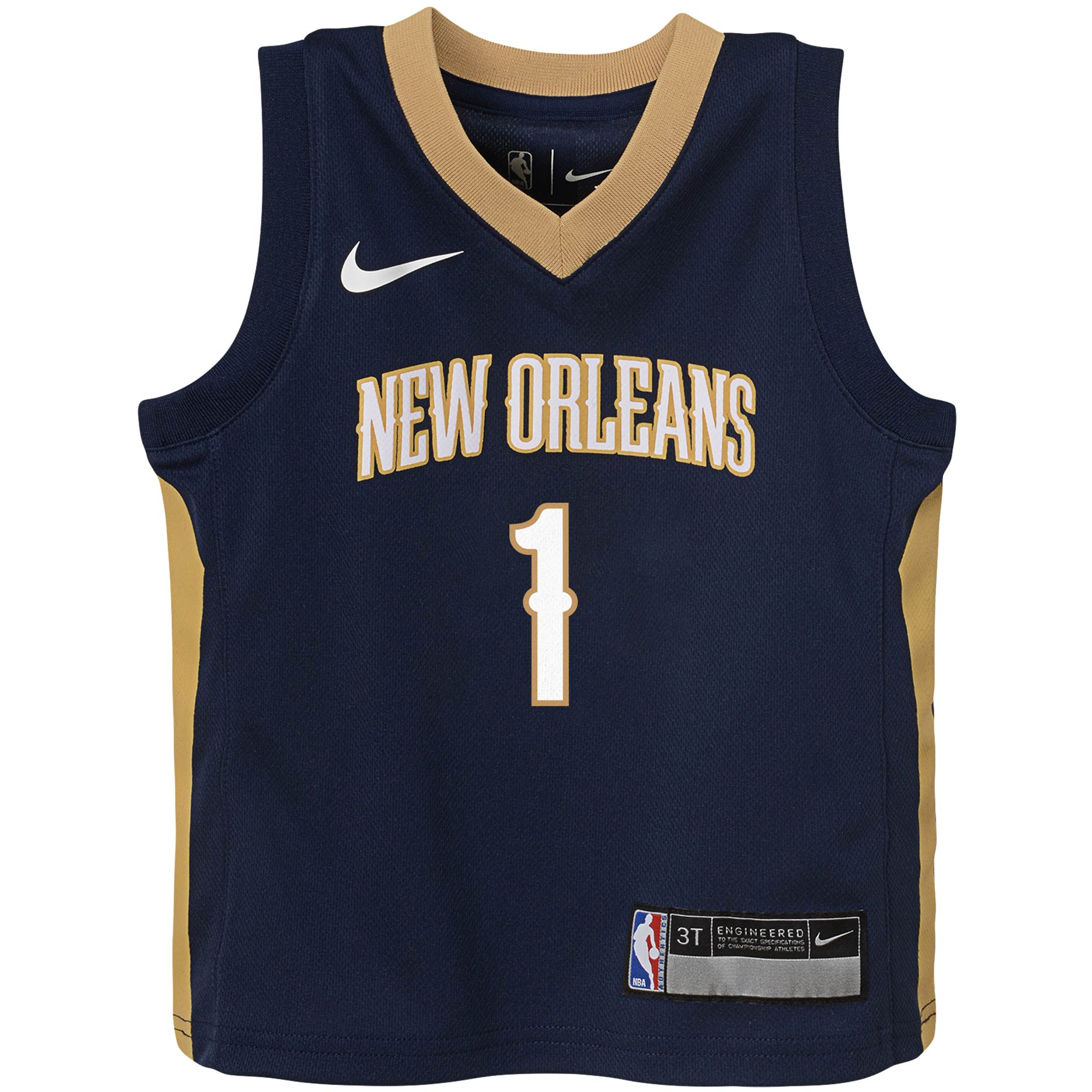 Zion Williamson New Orleans Pelicans  Toddler Replica Jersey - Icon Edition - Navy