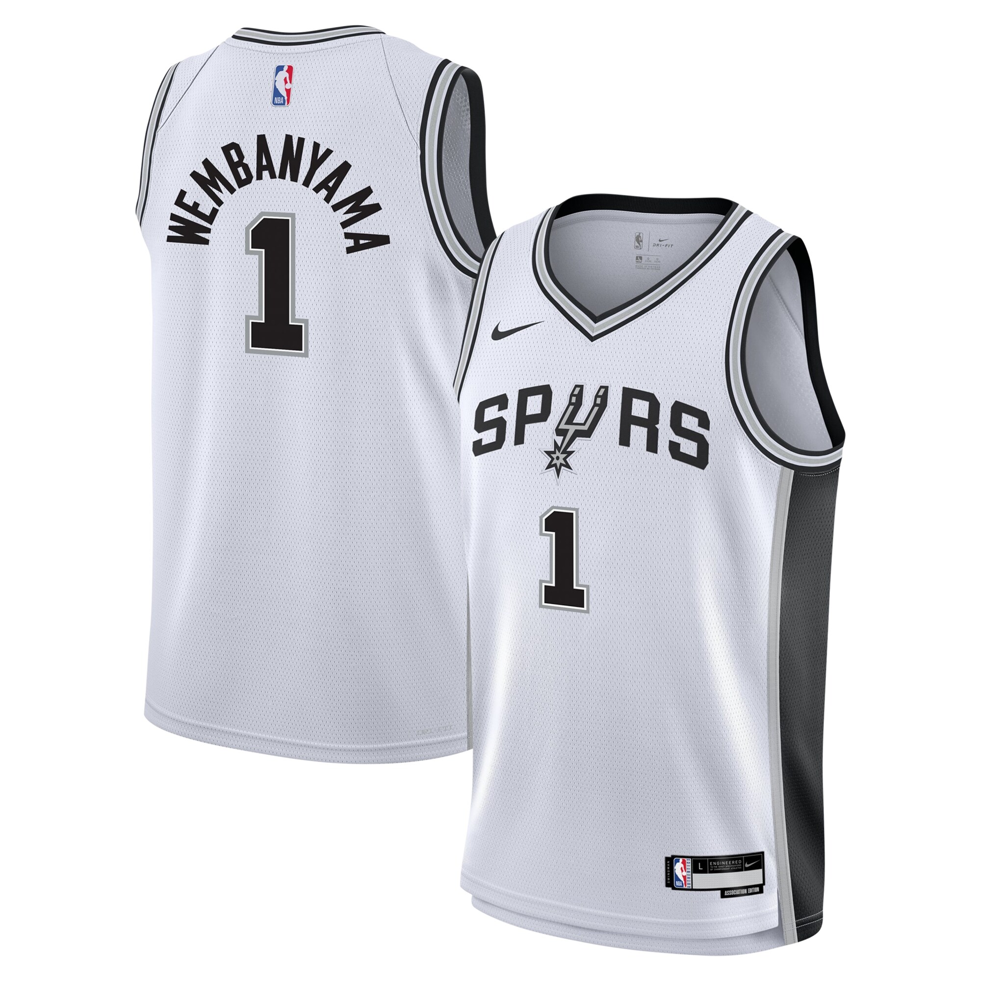 Victor Wembanyama San Antonio Spurs  Youth Swingman Jersey - Association Edition - White