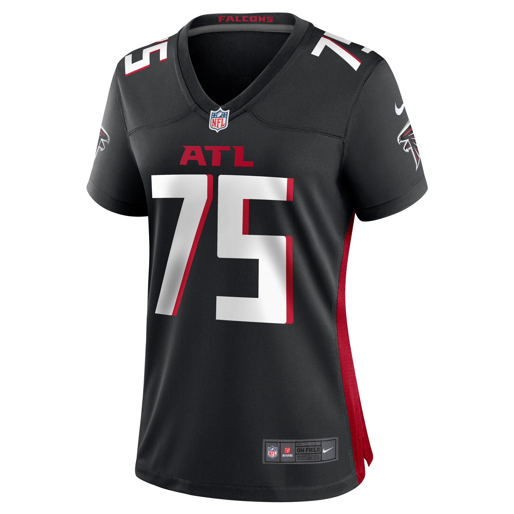 Eli Ankou Atlanta Falcons  Women's  Game Jersey -  Black
