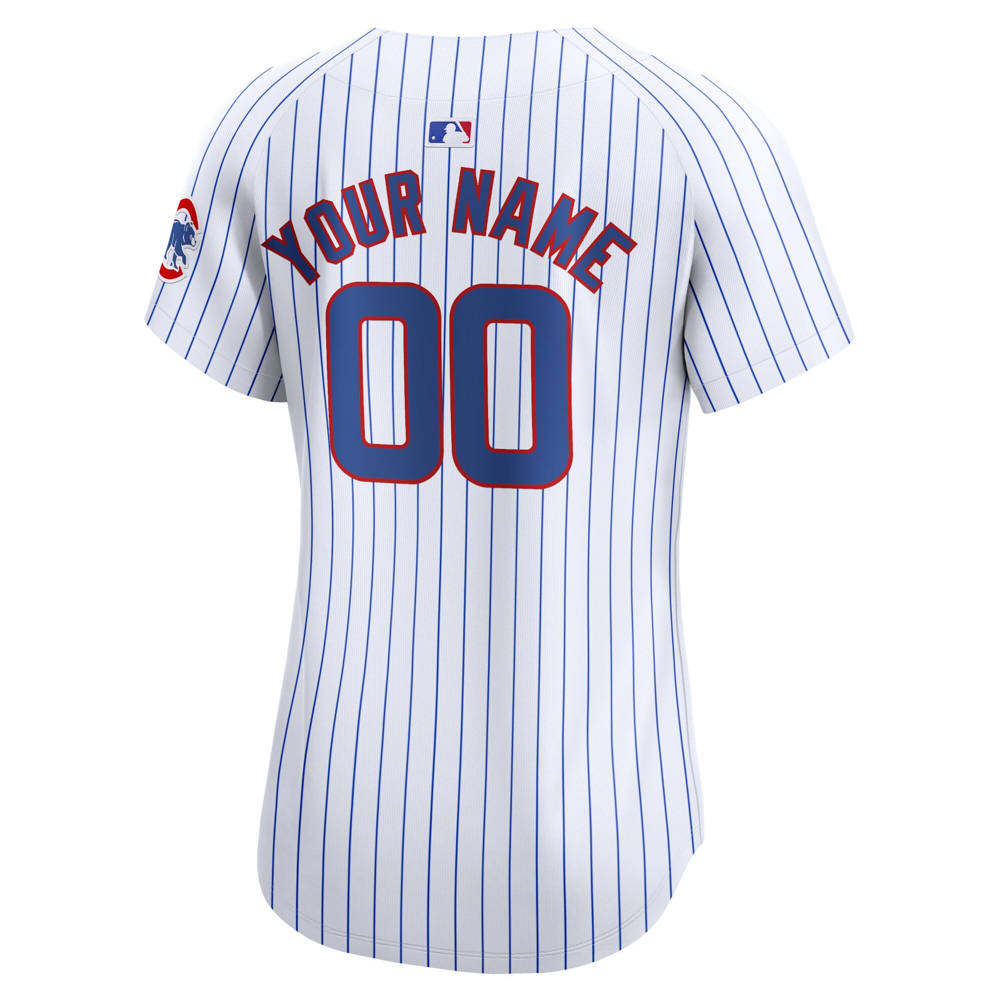 Chicago Cubs  Women's Home Limited Custom Jersey - White