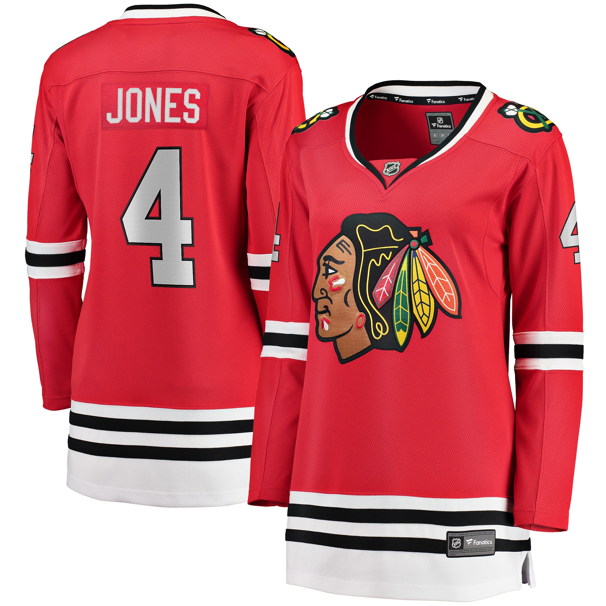 Seth Jones Chicago Blackhawks Fanatics Women's Home Breakaway Player Jersey - Red