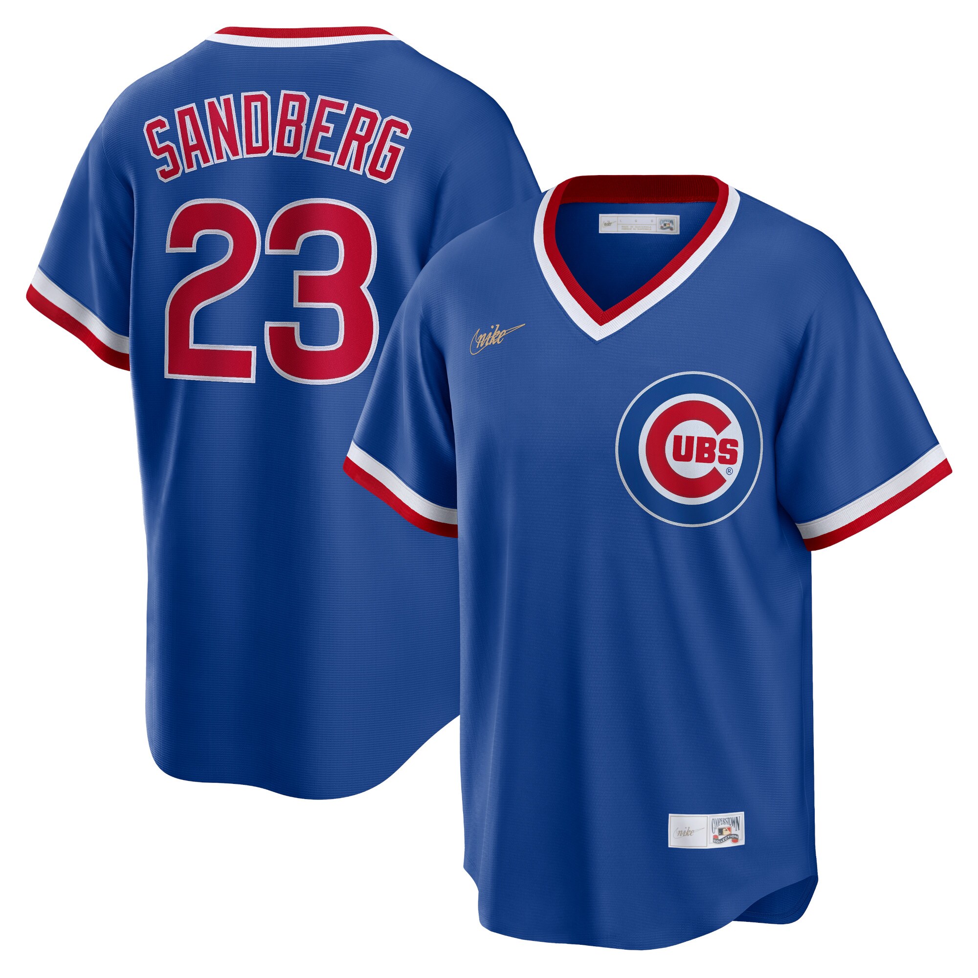 Ryne Sandberg Chicago Cubs  Road Cooperstown Collection Player Jersey - Royal