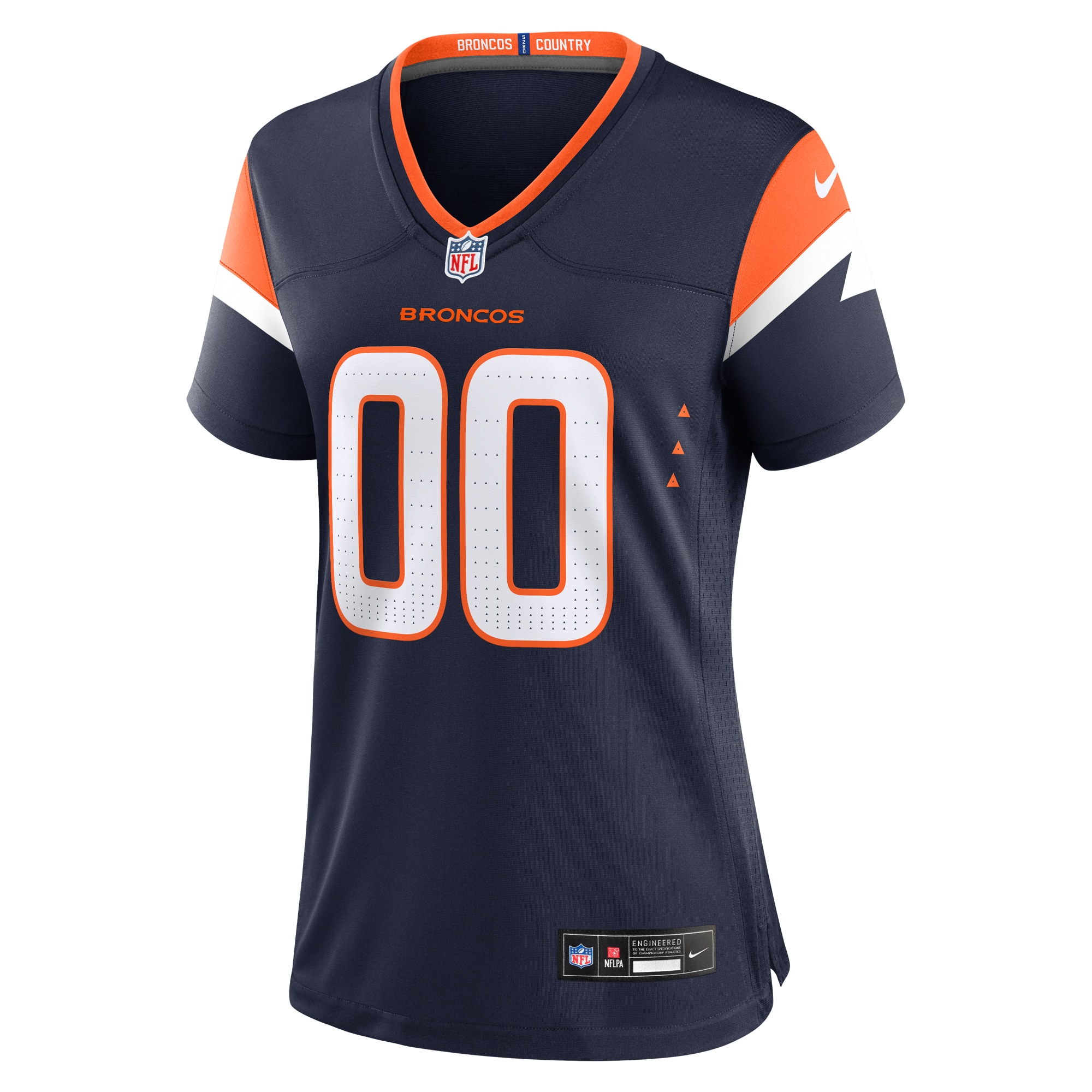 Denver Broncos  Women's Alternate Custom Game Jersey  - Navy