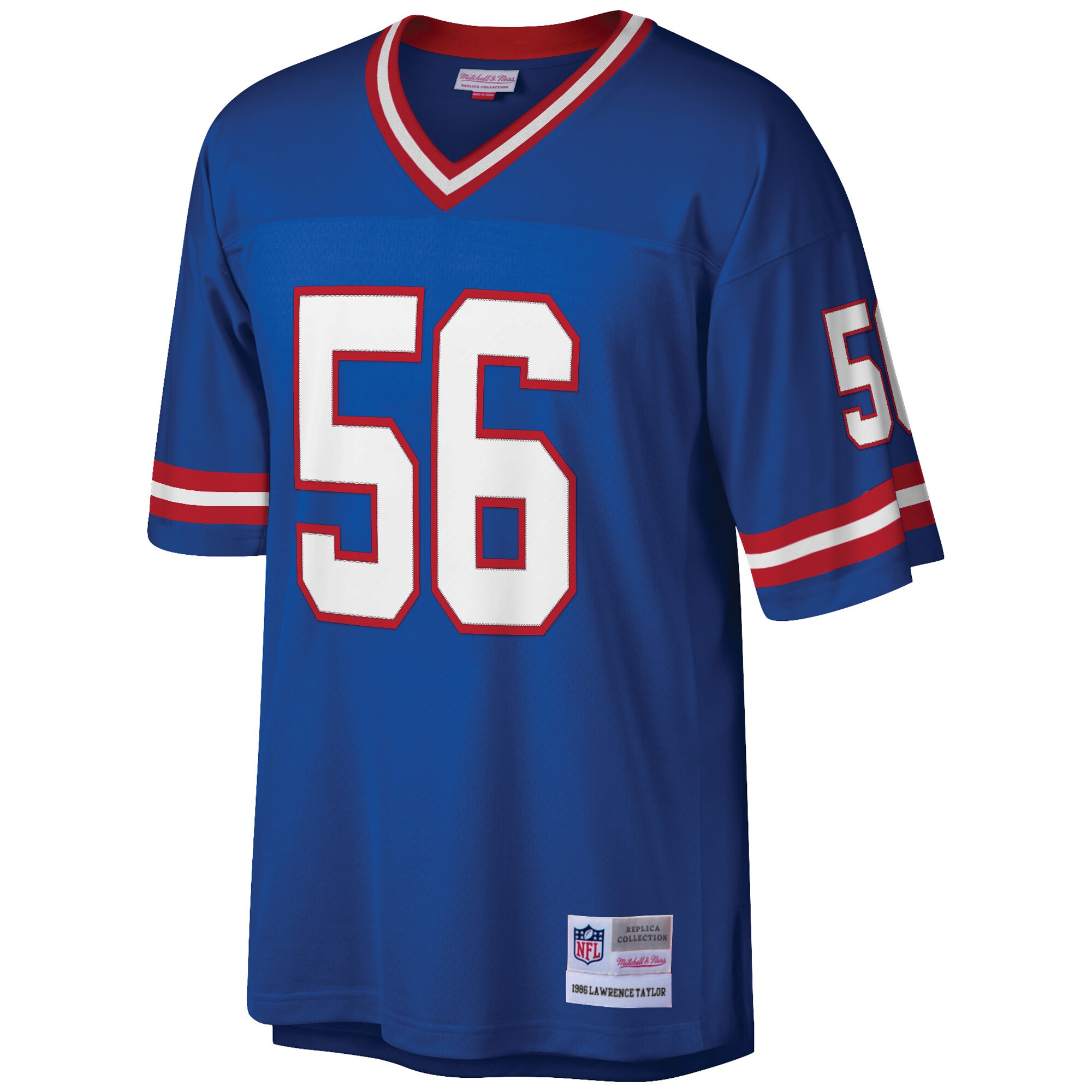 Lawrence Taylor New York Giants Mitchell & Ness Big & Tall 1986 Retired Player Replica Jersey - Royal
