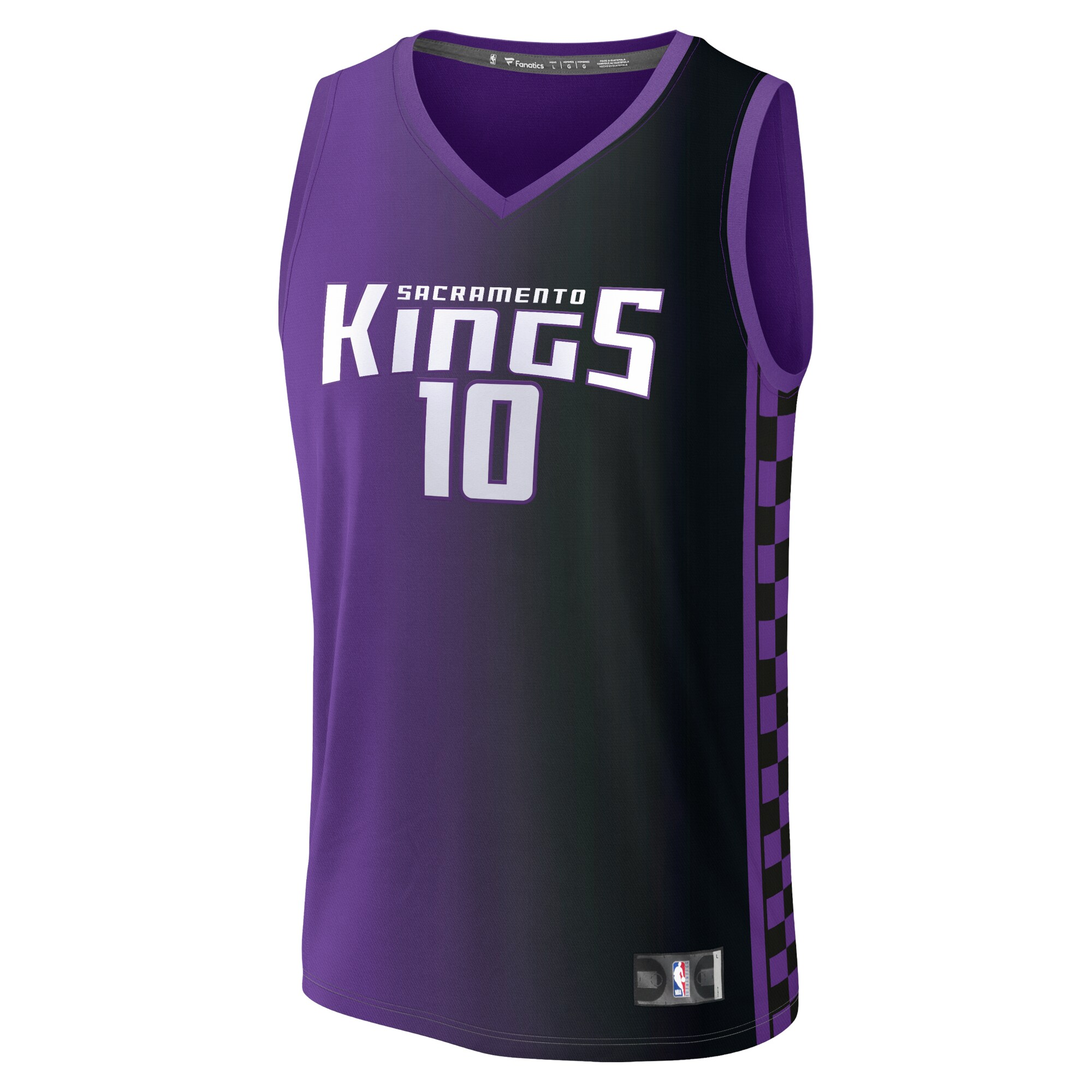 Domantas Sabonis Sacramento Kings Fanatics Fast Break Replica Player Jersey - Statement Edition - Purple