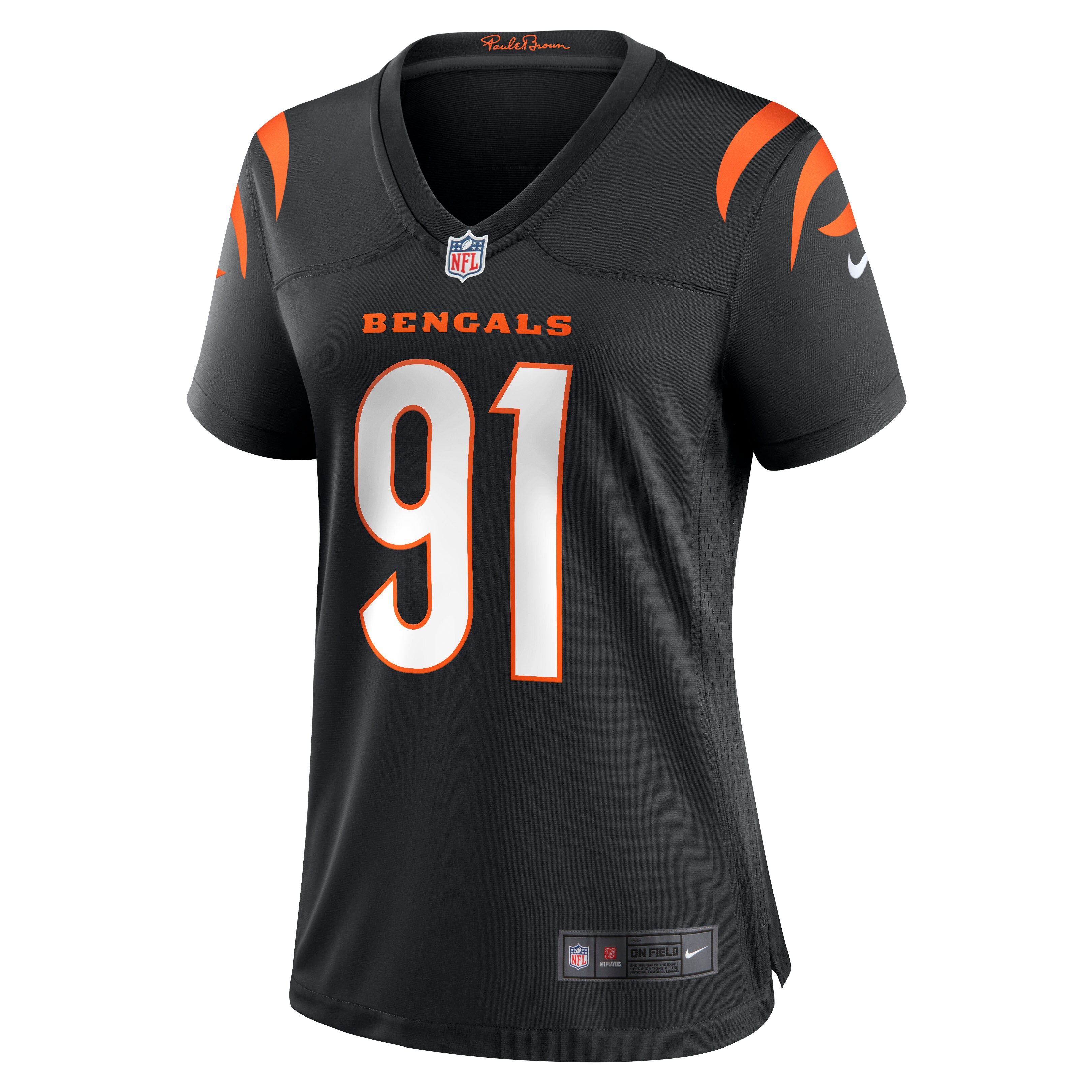 Trey Hendrickson Cincinnati Bengals  Women's Game Jersey - Black