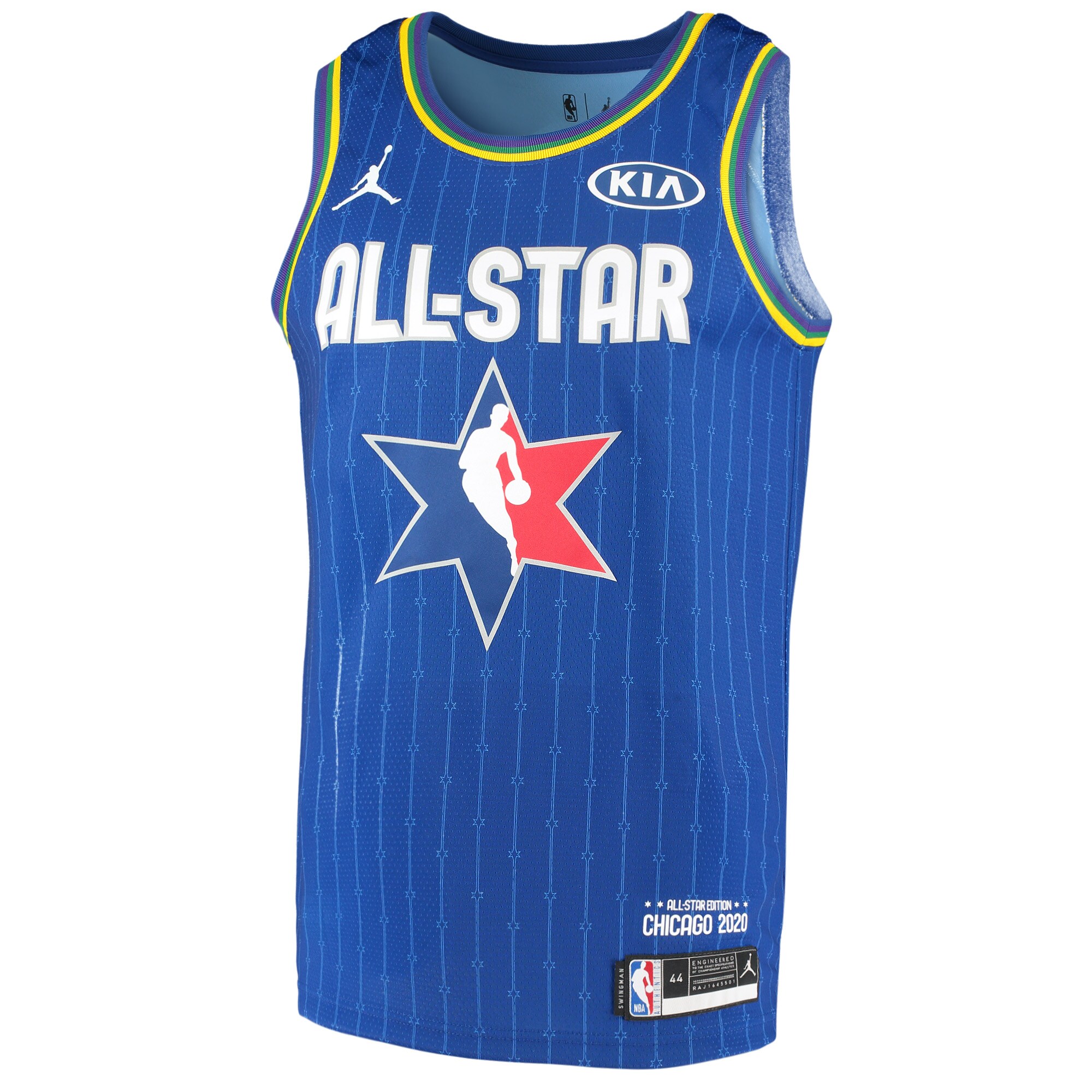 NBA  2020 All-Star Game Swingman Blank Jersey - Blue