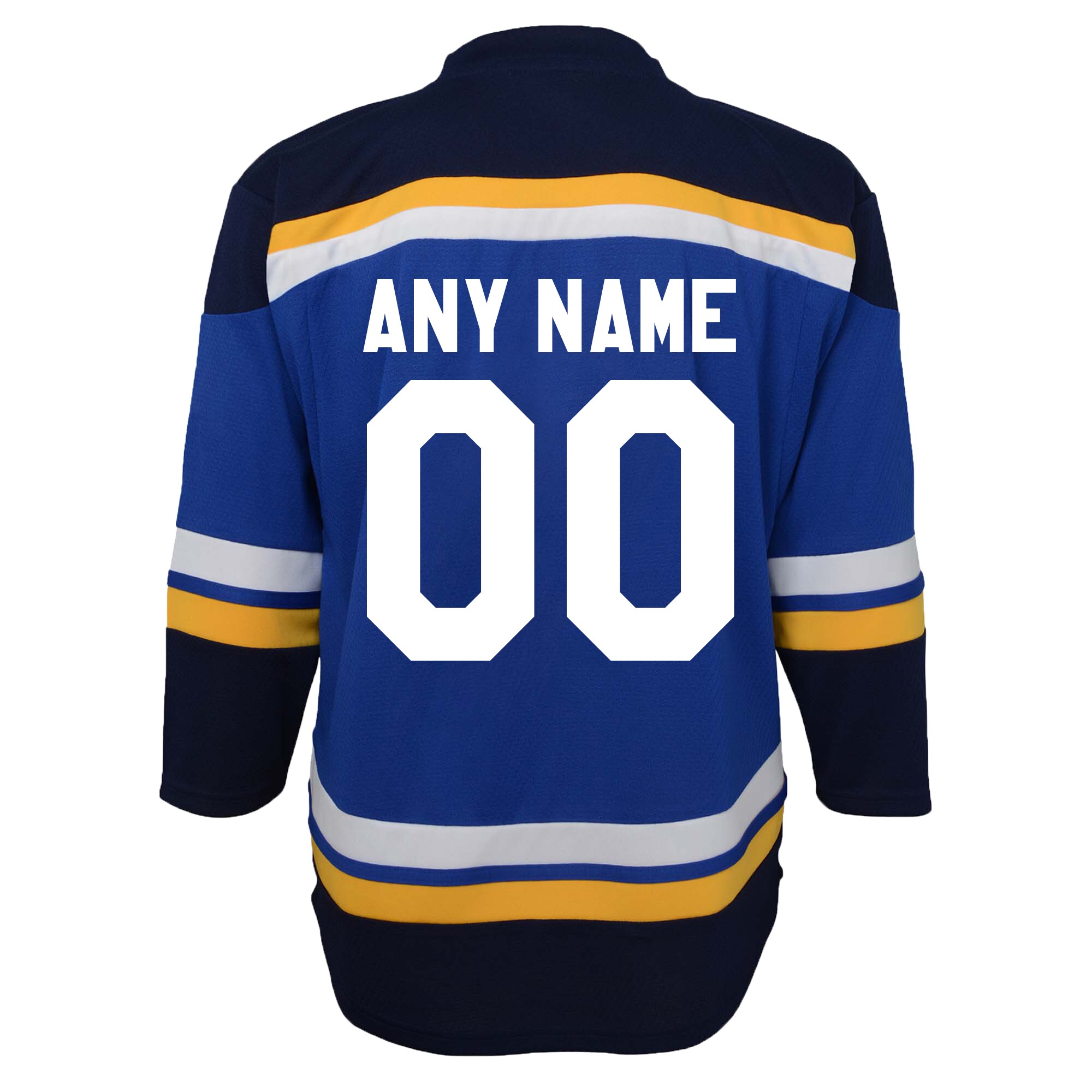 St. Louis Blues Toddler Home Replica Custom Jersey - Navy