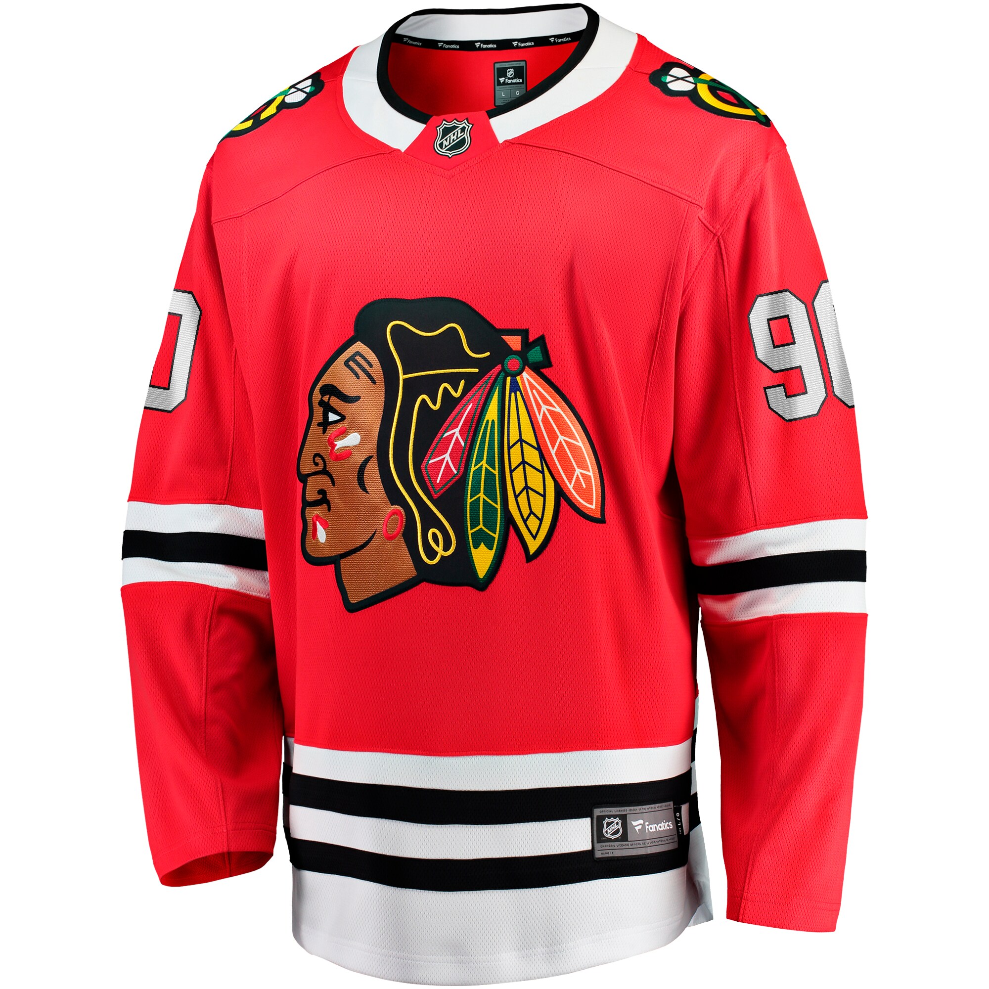 Tyler Johnson Chicago Blackhawks Fanatics Home Team Breakaway Player Jersey - Red