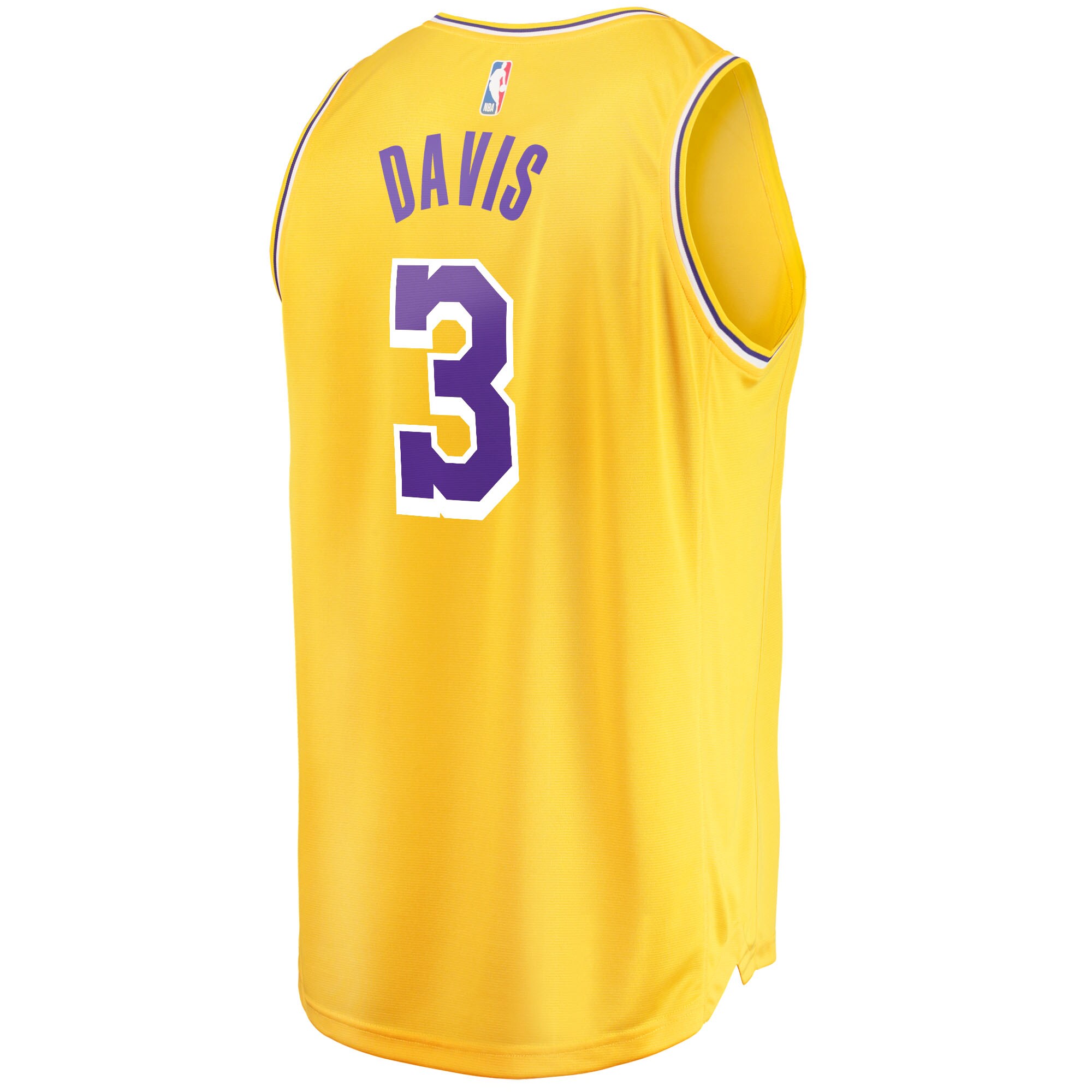 Anthony Davis Los Angeles Lakers Fanatics Fast Break Replica Jersey - Icon Edition - Gold