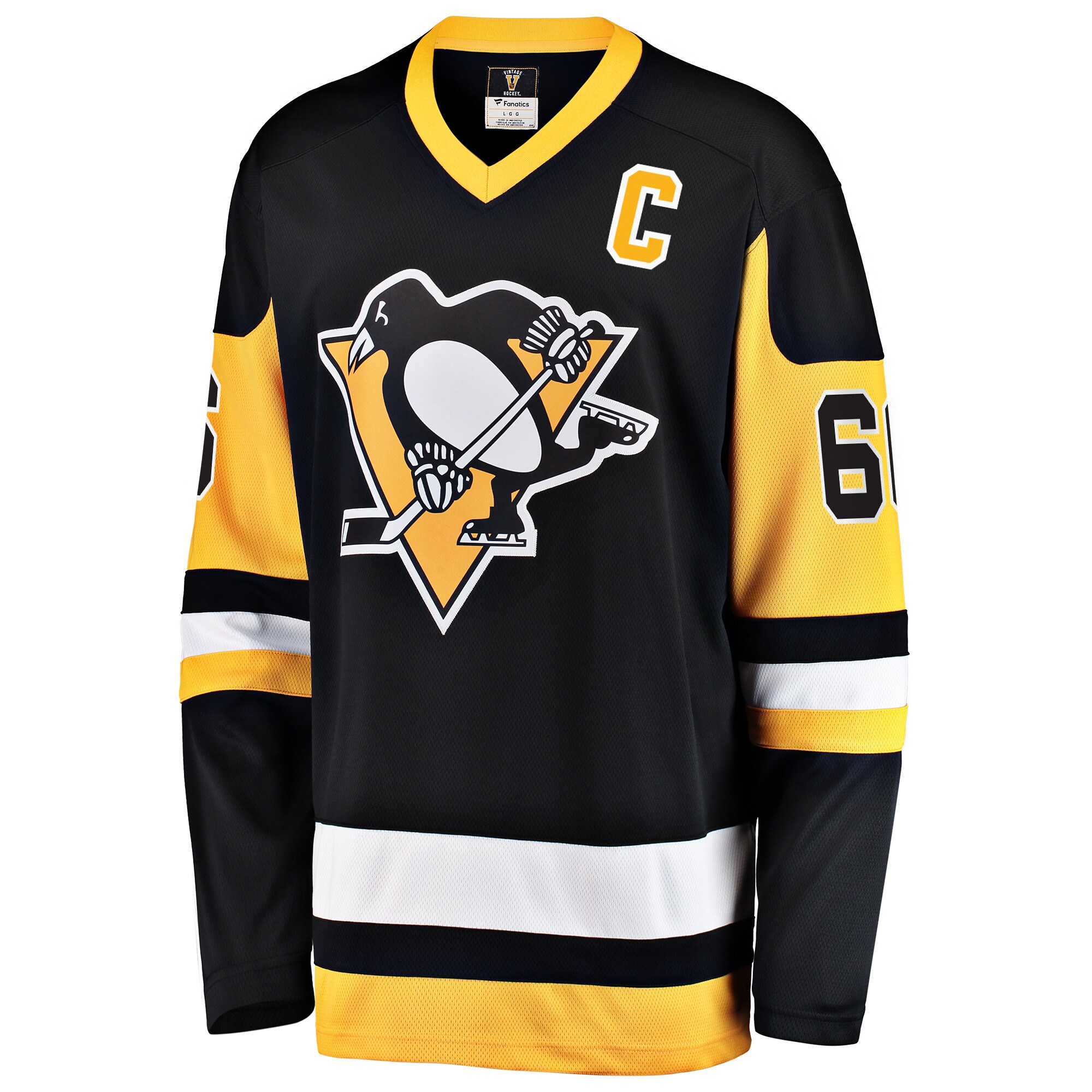 Mario Lemieux Pittsburgh Penguins Fanatics Premier Breakaway Retired Player Jersey - Black