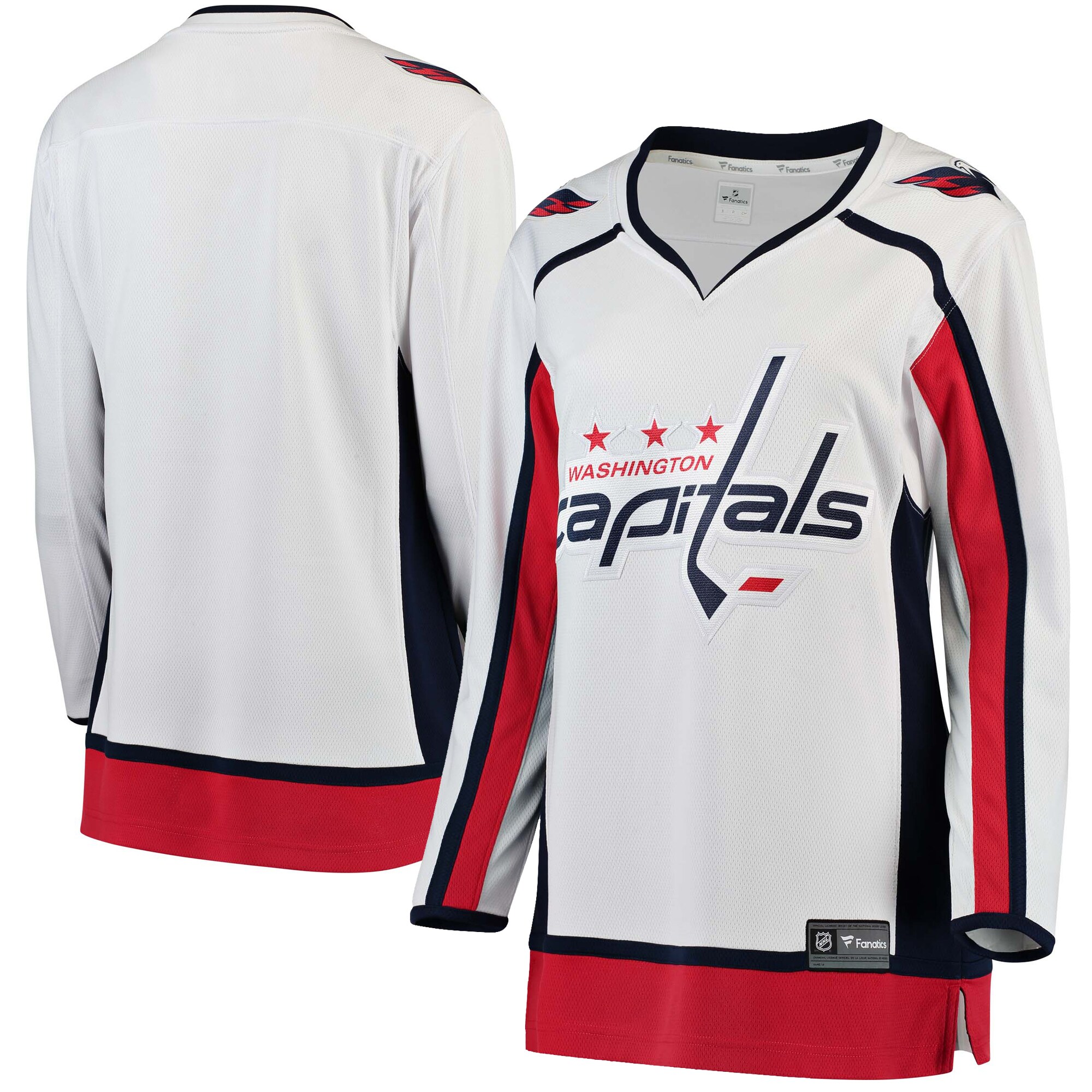 Washington Capitals Fanatics Women's Away Breakaway Jersey - White