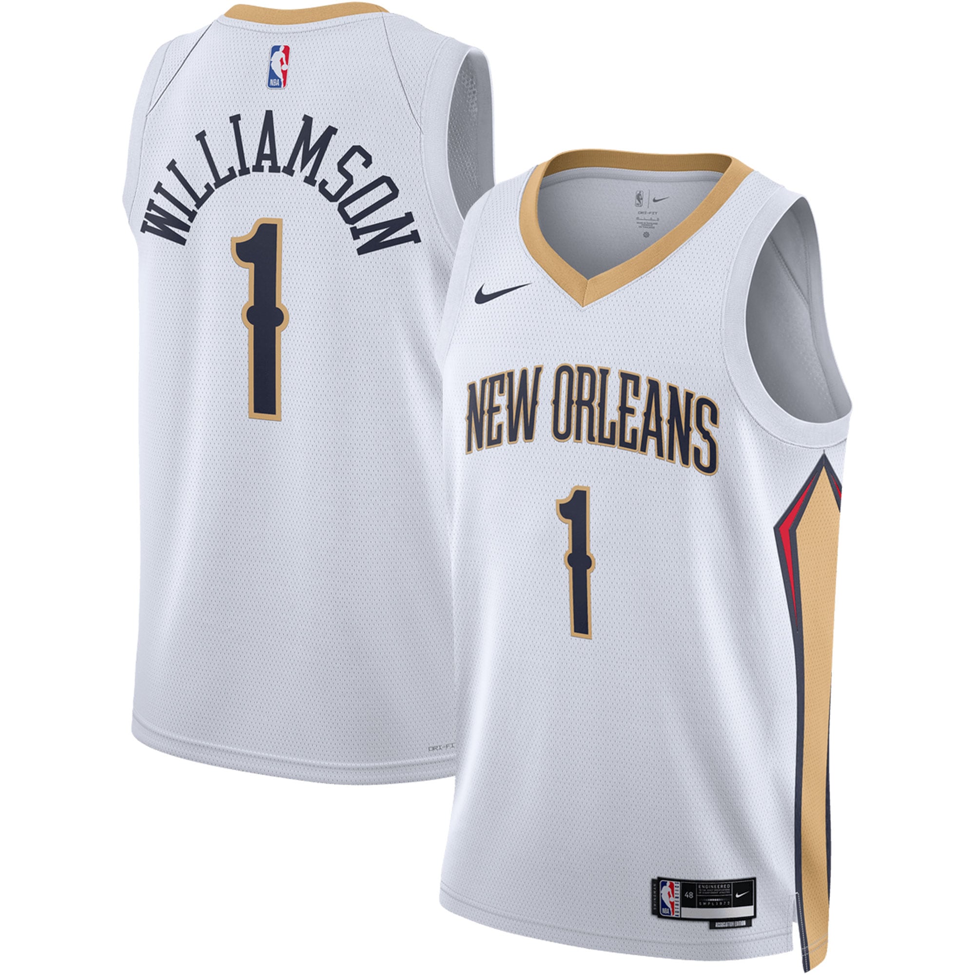 Zion Williamson New Orleans Pelicans  Unisex Swingman Jersey - Association Edition - White