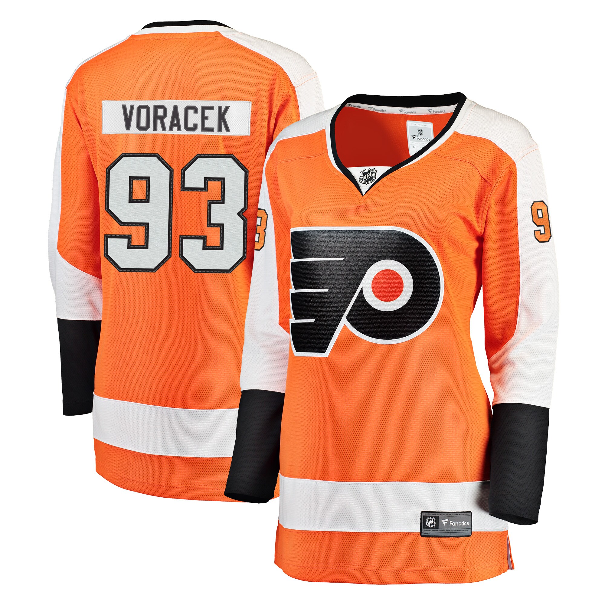 Jakub Voracek Philadelphia Flyers Fanatics Women's Breakaway Player Jersey - Orange