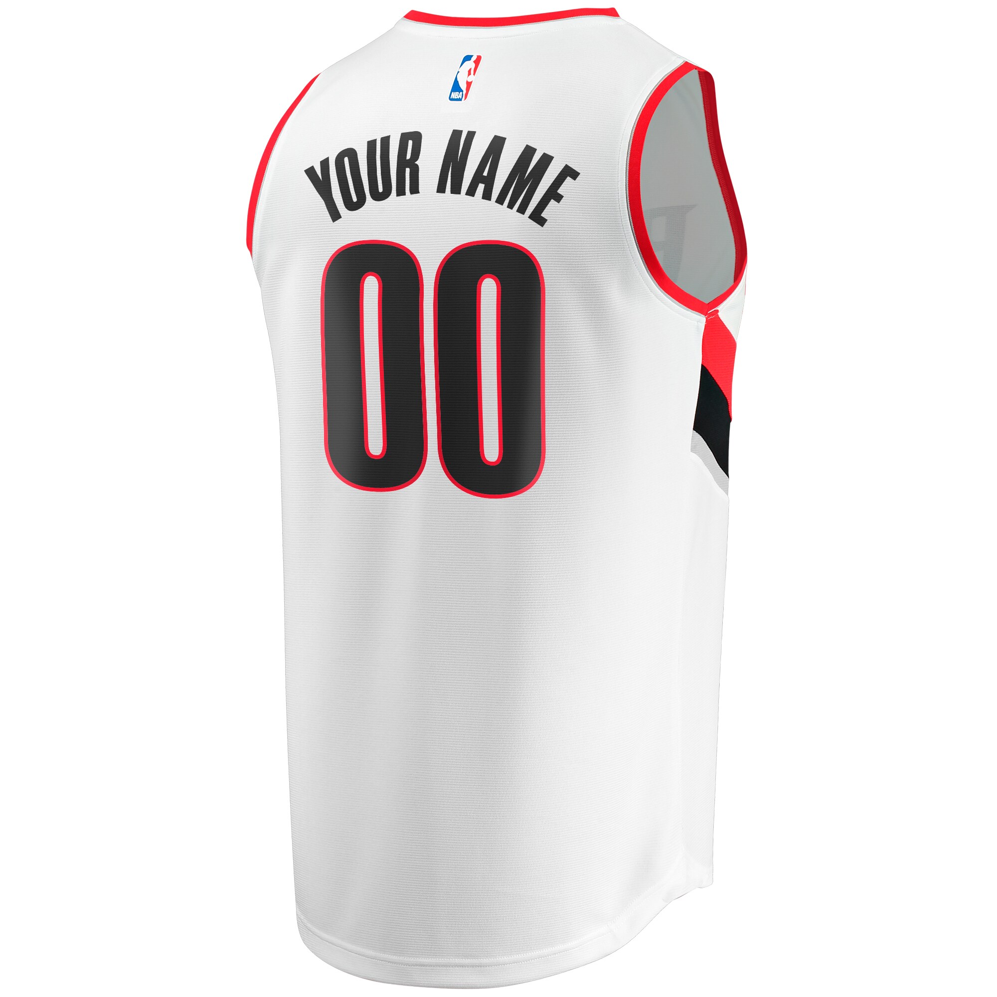 Portland Trail Blazers Fanatics Youth Fast Break Replica Custom Jersey - Association Edition - White