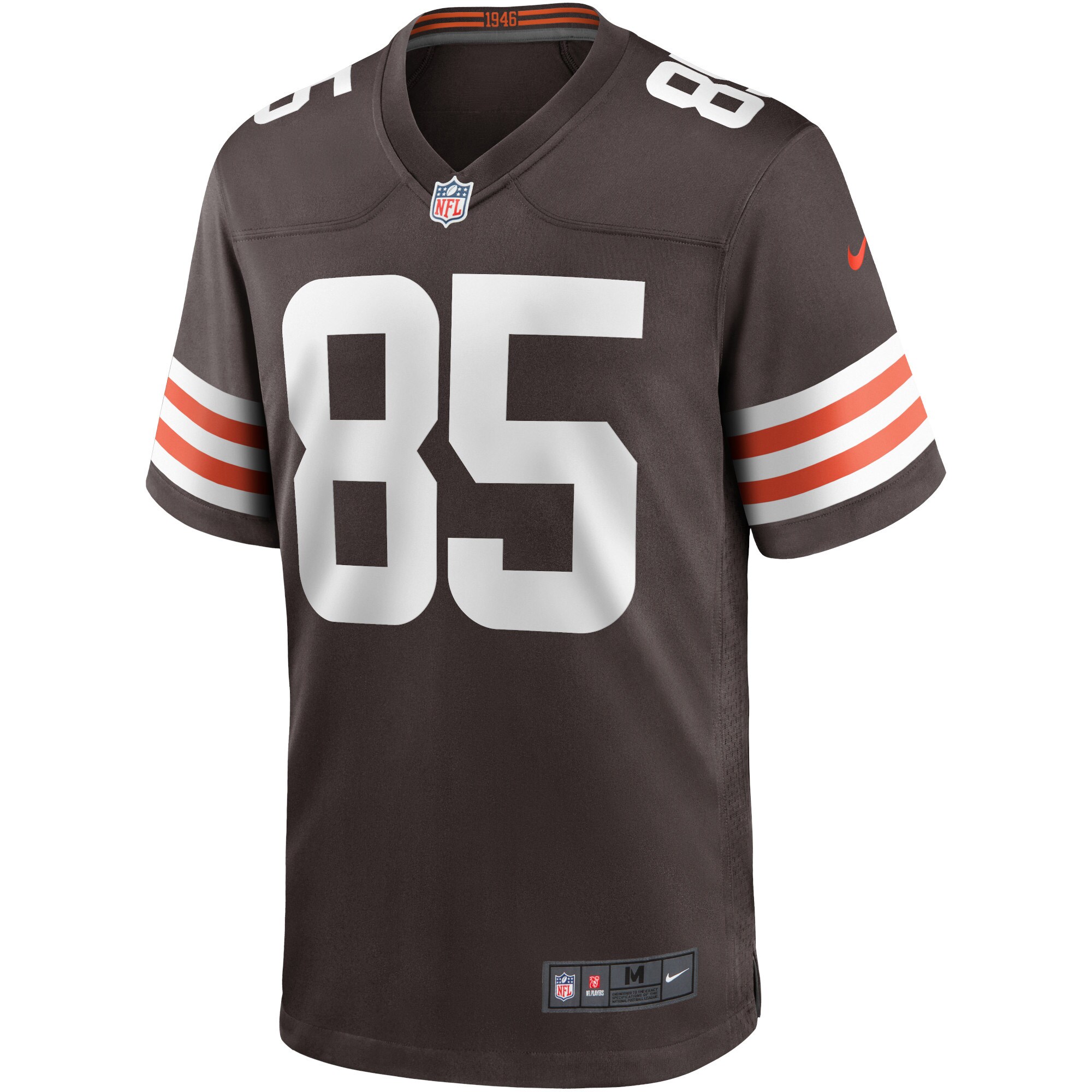 David Njoku Cleveland Browns  Game Player Jersey - Brown