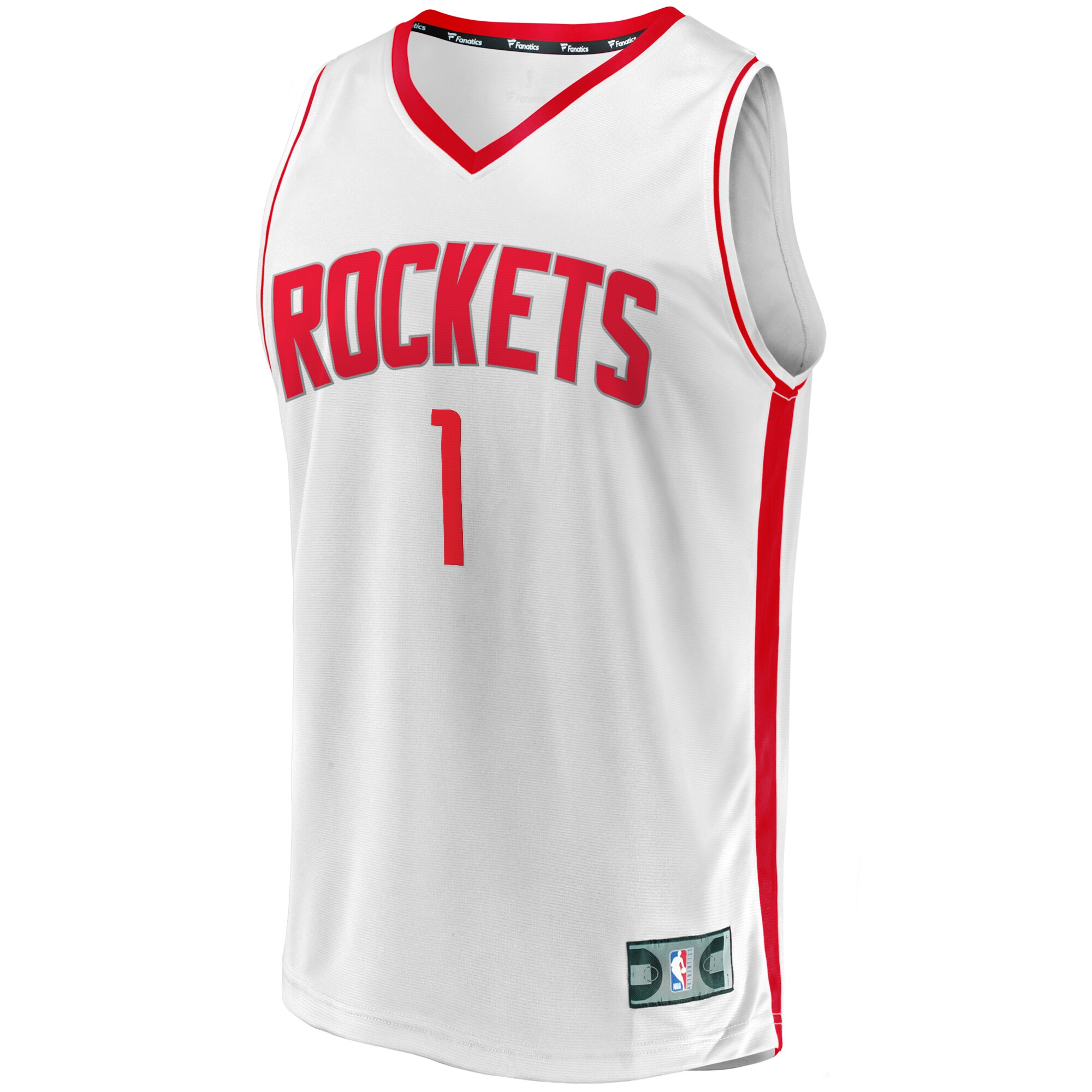 Amen Thompson Houston Rockets Fanatics Fast Break Replica Player Jersey - Association Edition - White