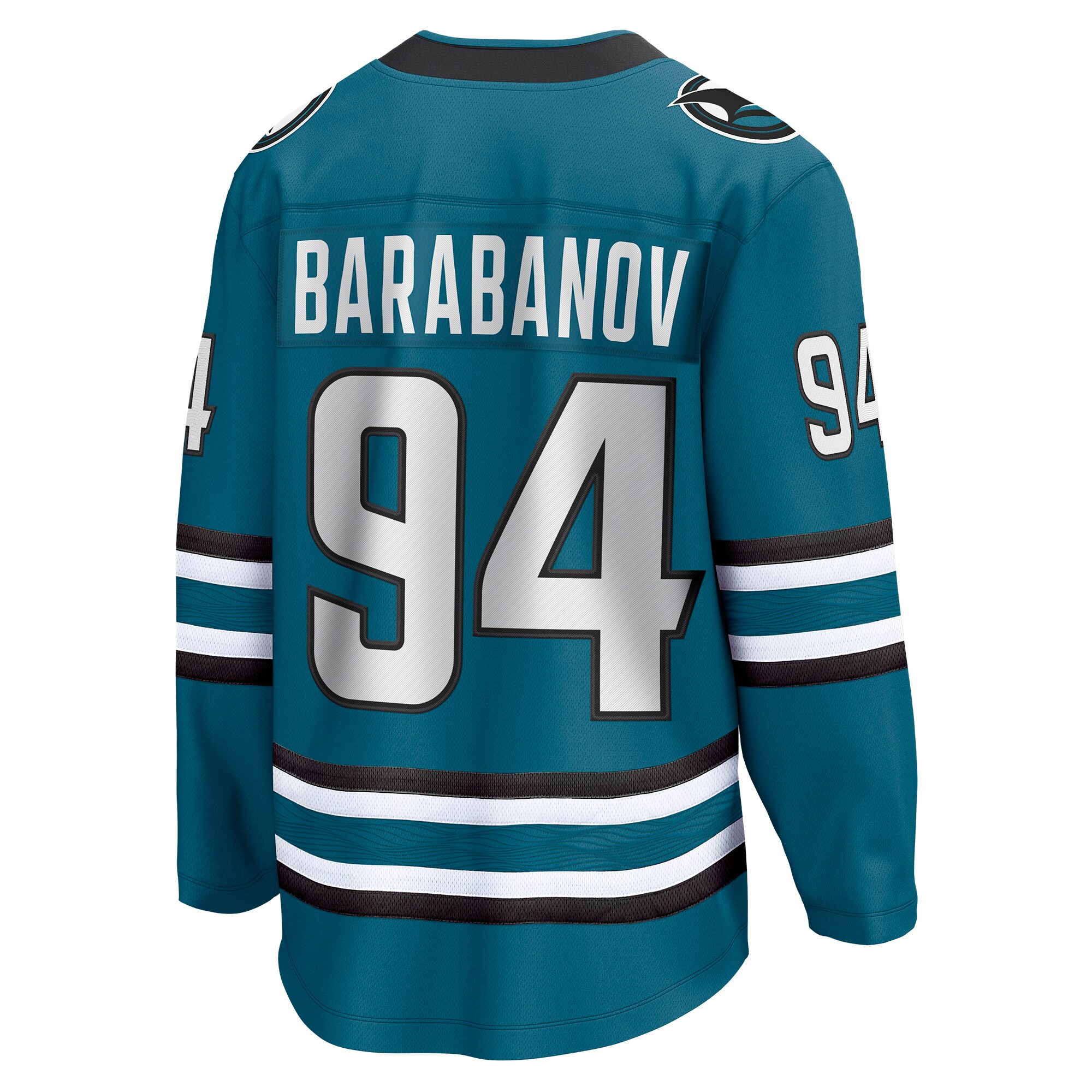Alexander Barabanov San Jose Sharks Fanatics Home Breakaway Player Jersey - Teal