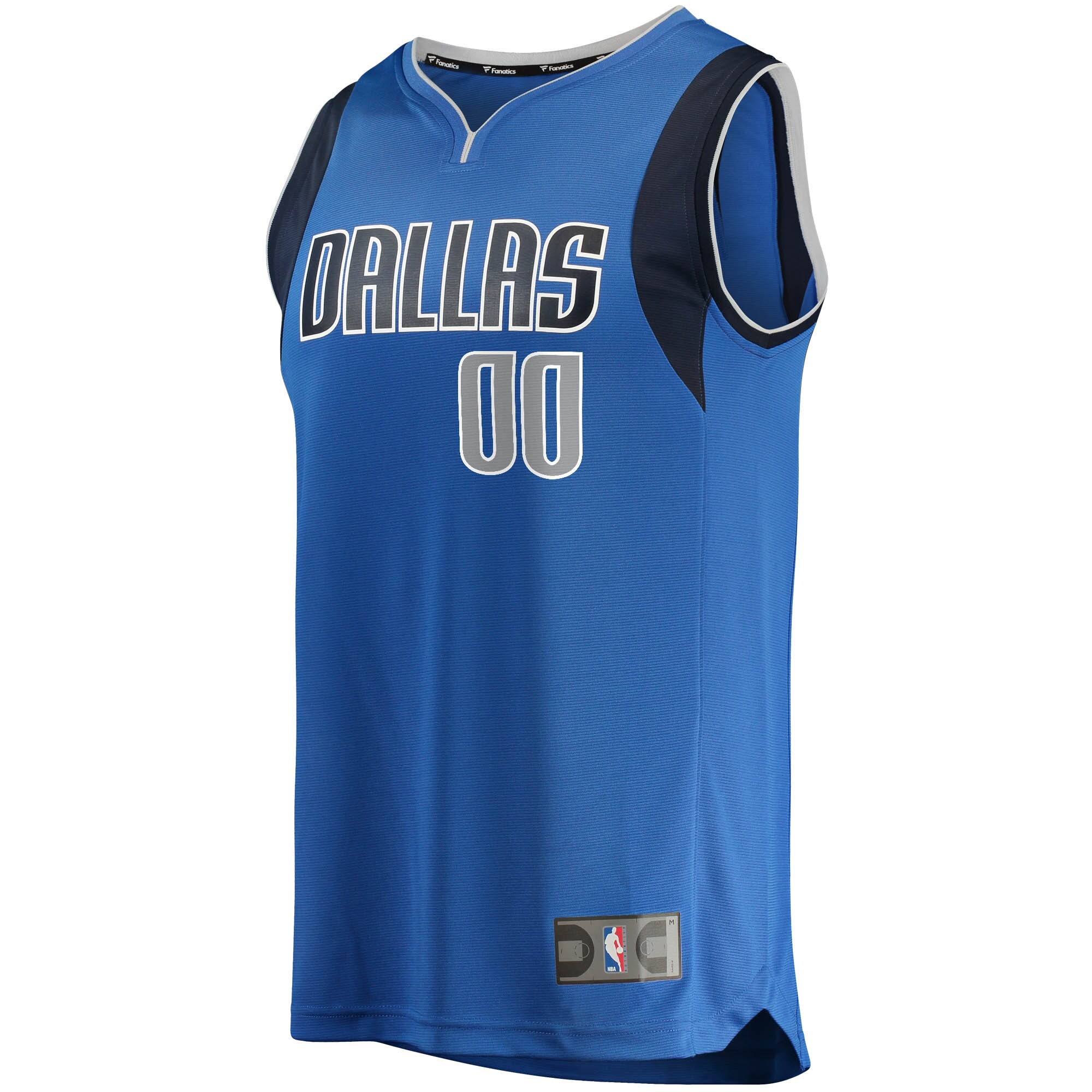 Dallas Mavericks Fanatics Fast Break Custom Replica Jersey Blue - Icon Edition