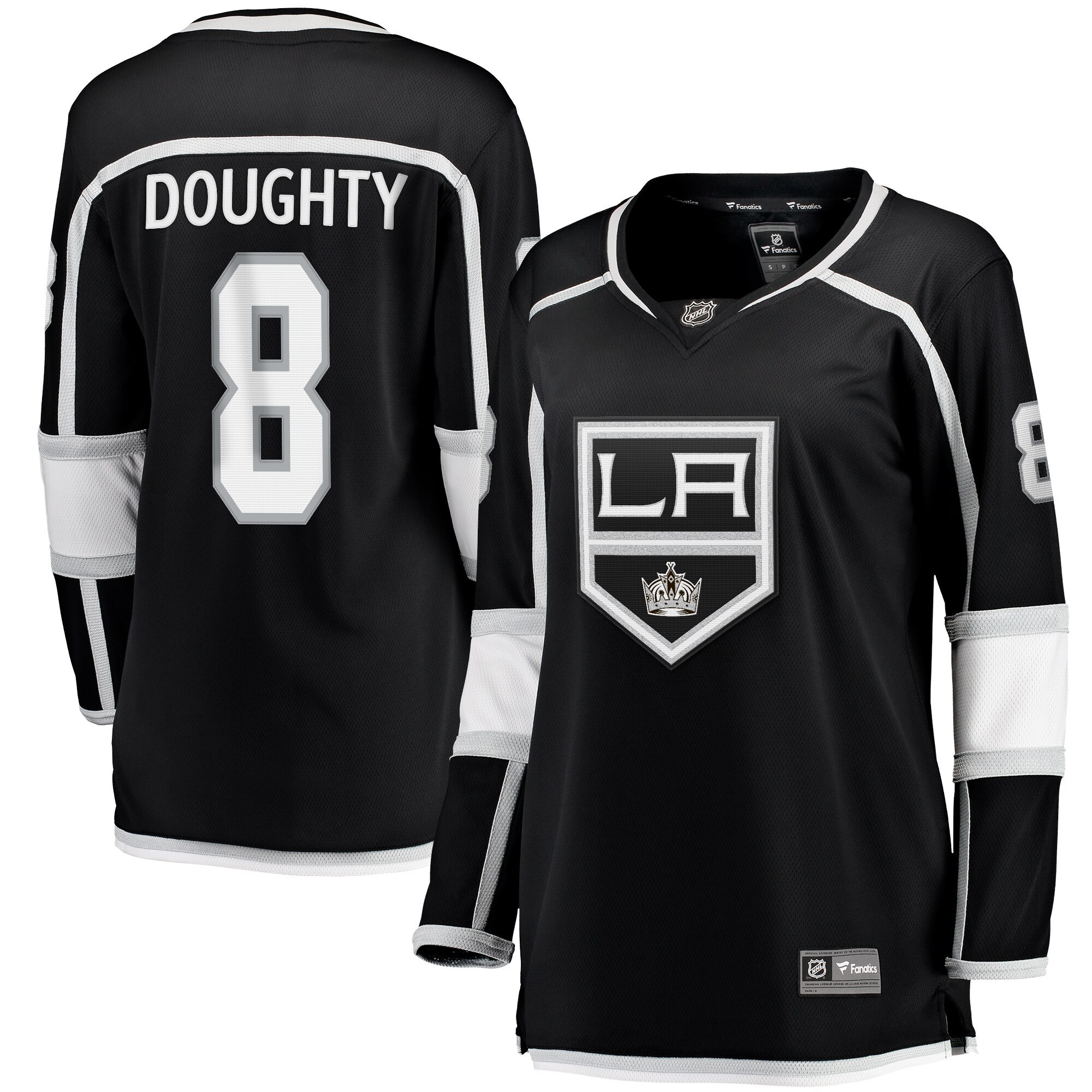 Drew Doughty Los Angeles Kings Fanatics Women's Home Breakaway Player Jersey - Black