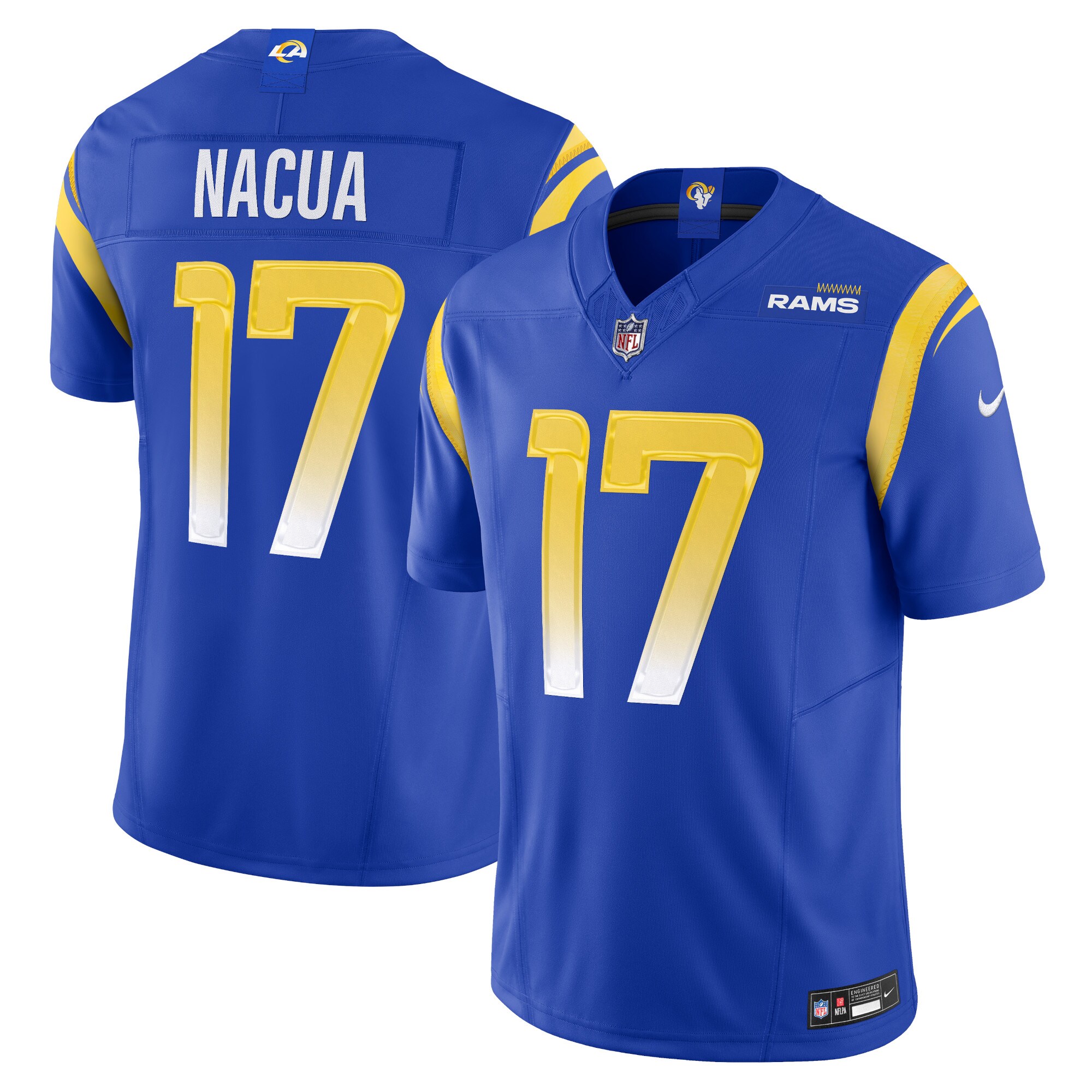 Puka Nacua Los Angeles Rams  Vapor F.U.S.E. Limited Jersey - Royal