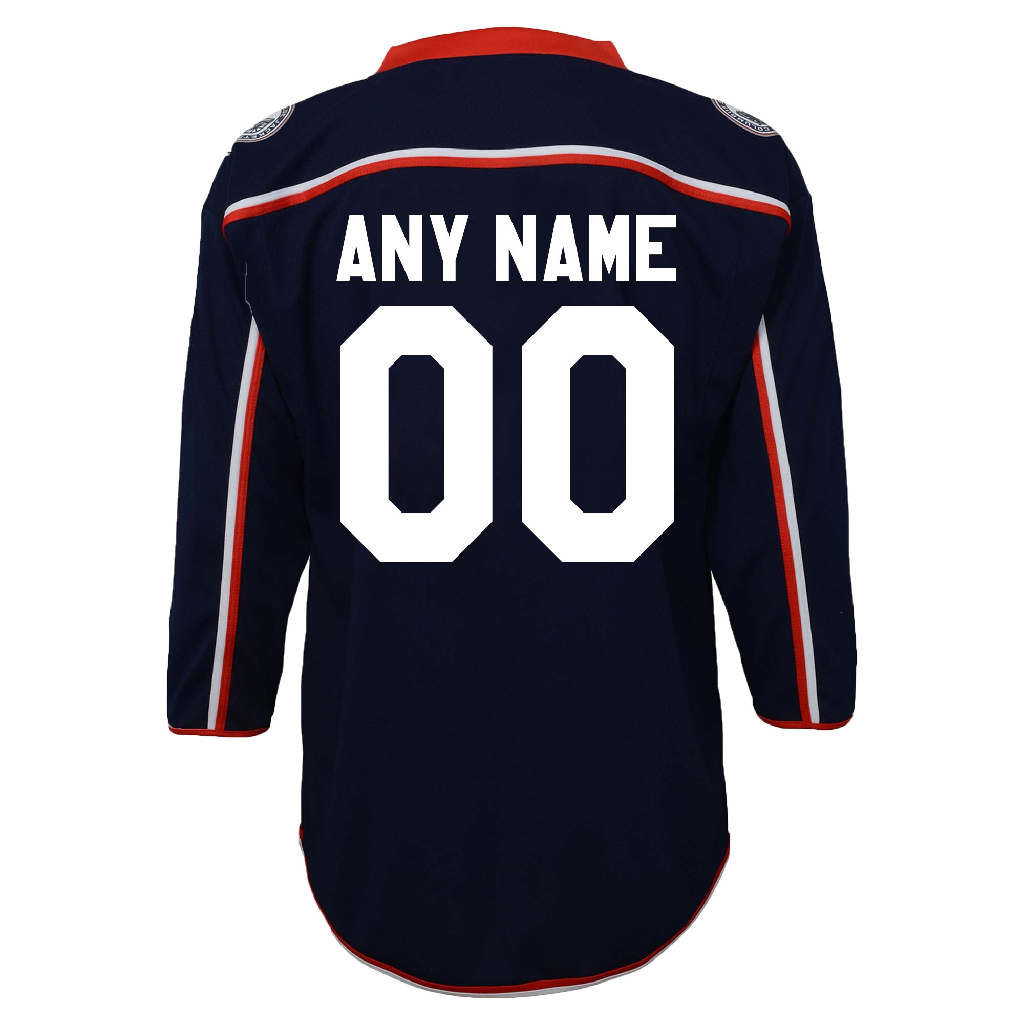 Columbus Blue Jackets Toddler Home Replica Custom Jersey - Navy