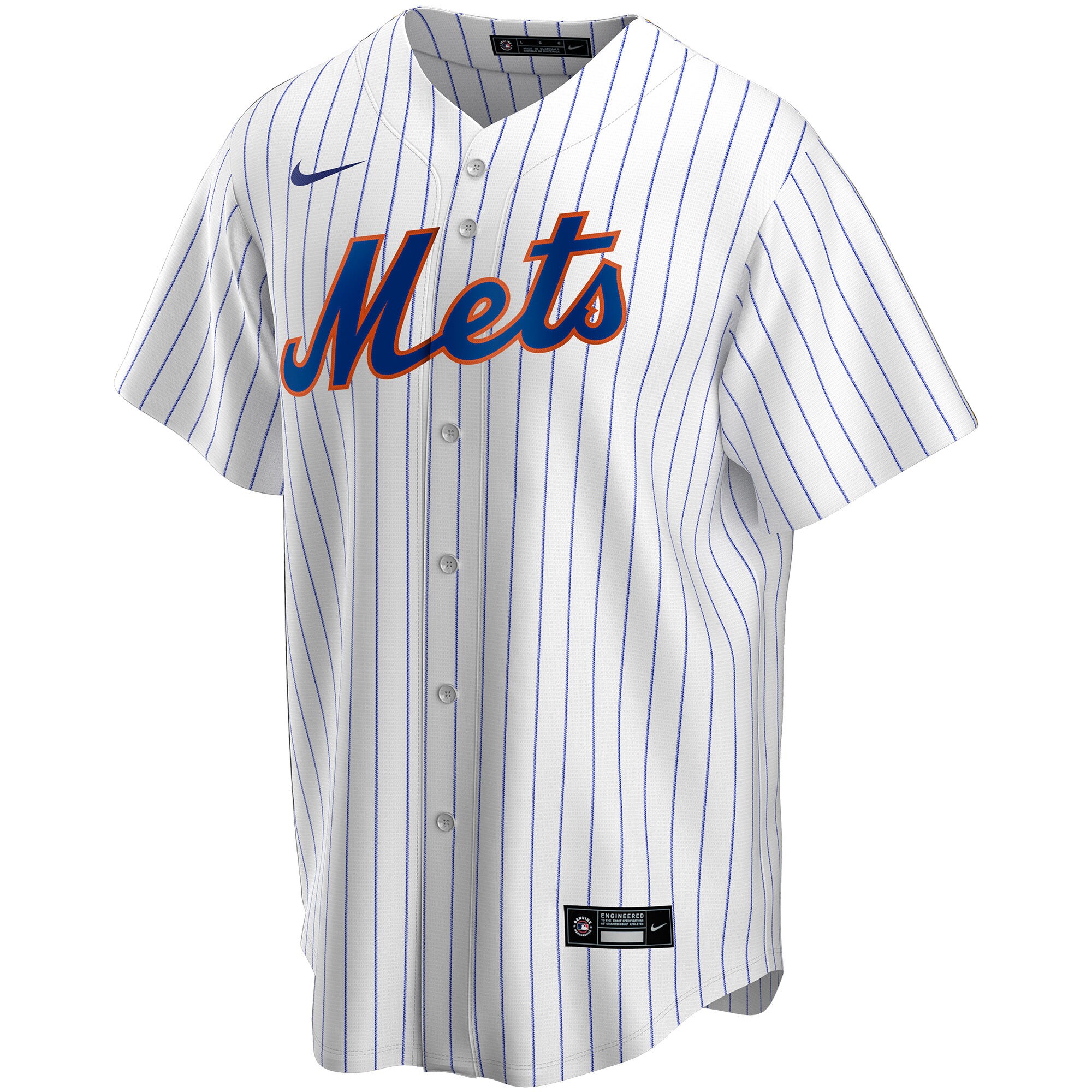 New York Mets  Youth Home Replica Custom Jersey - White