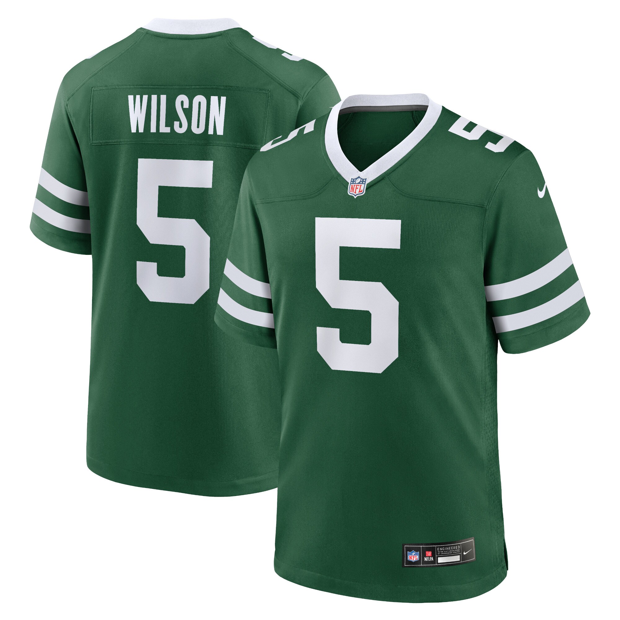 Garrett Wilson New York Jets  Game Jersey - Legacy Green