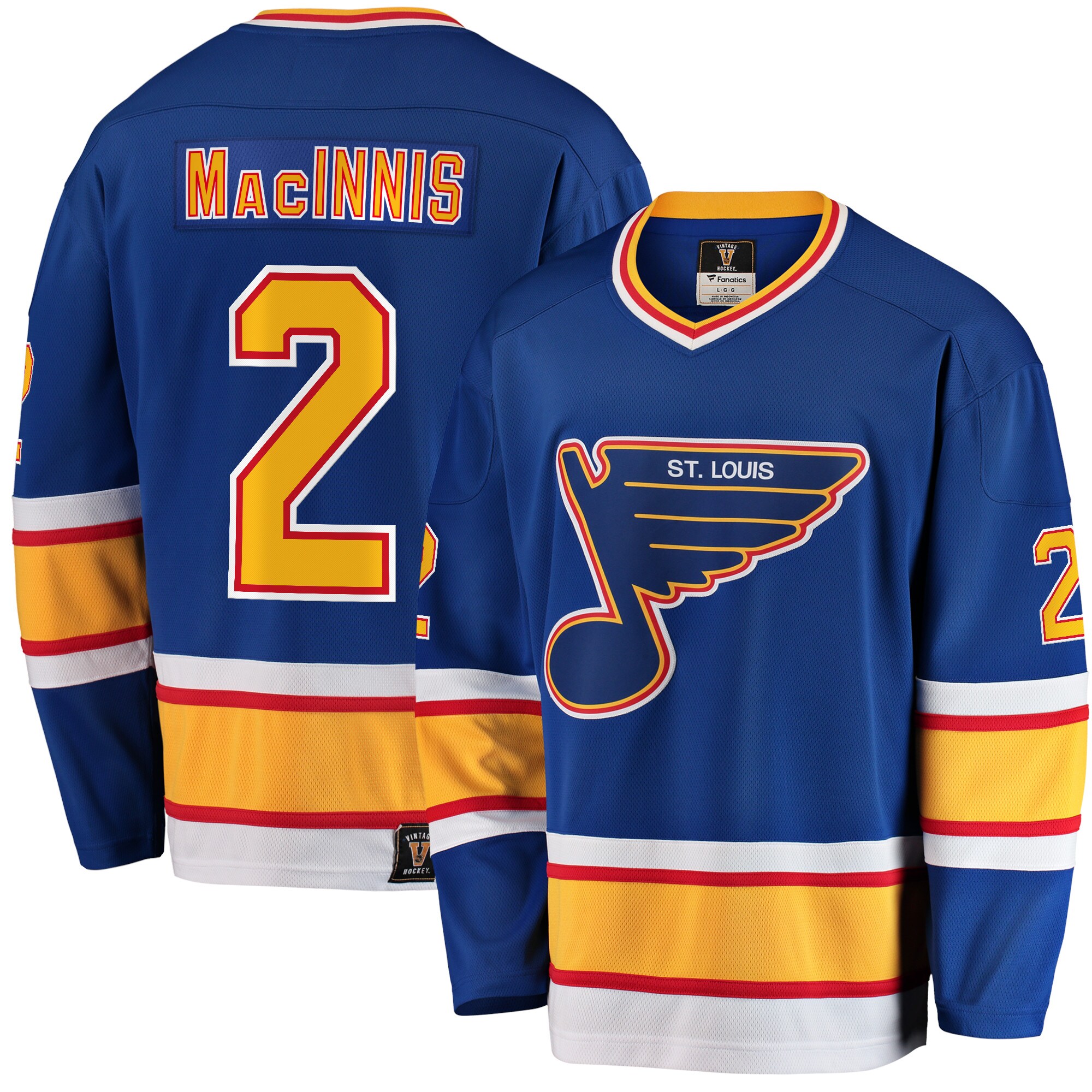 Al Macinnis St. Louis Blues Fanatics Premier Breakaway Retired Player Jersey - Blue