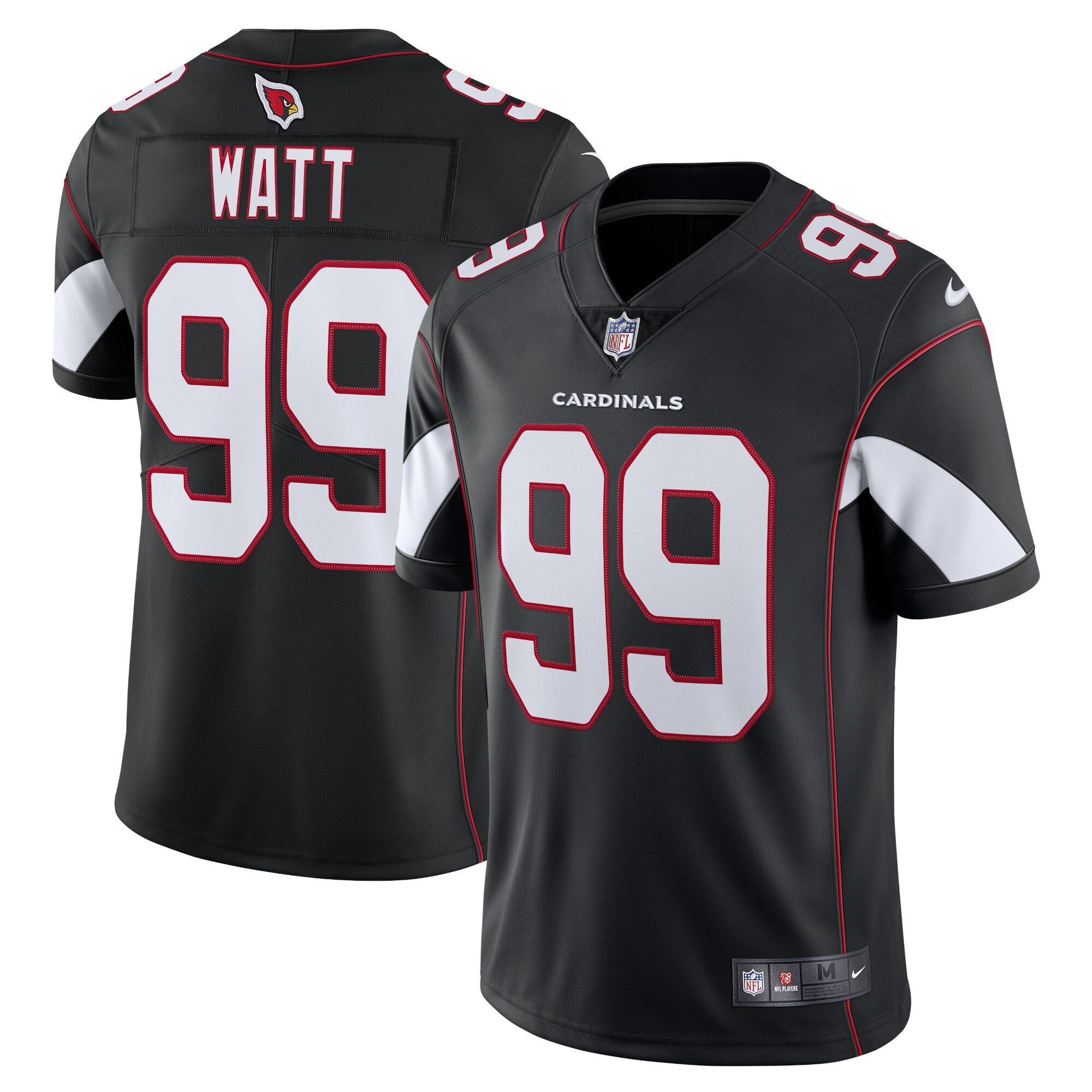 J.J. Watt Arizona Cardinals  Vapor Limited Jersey - Black