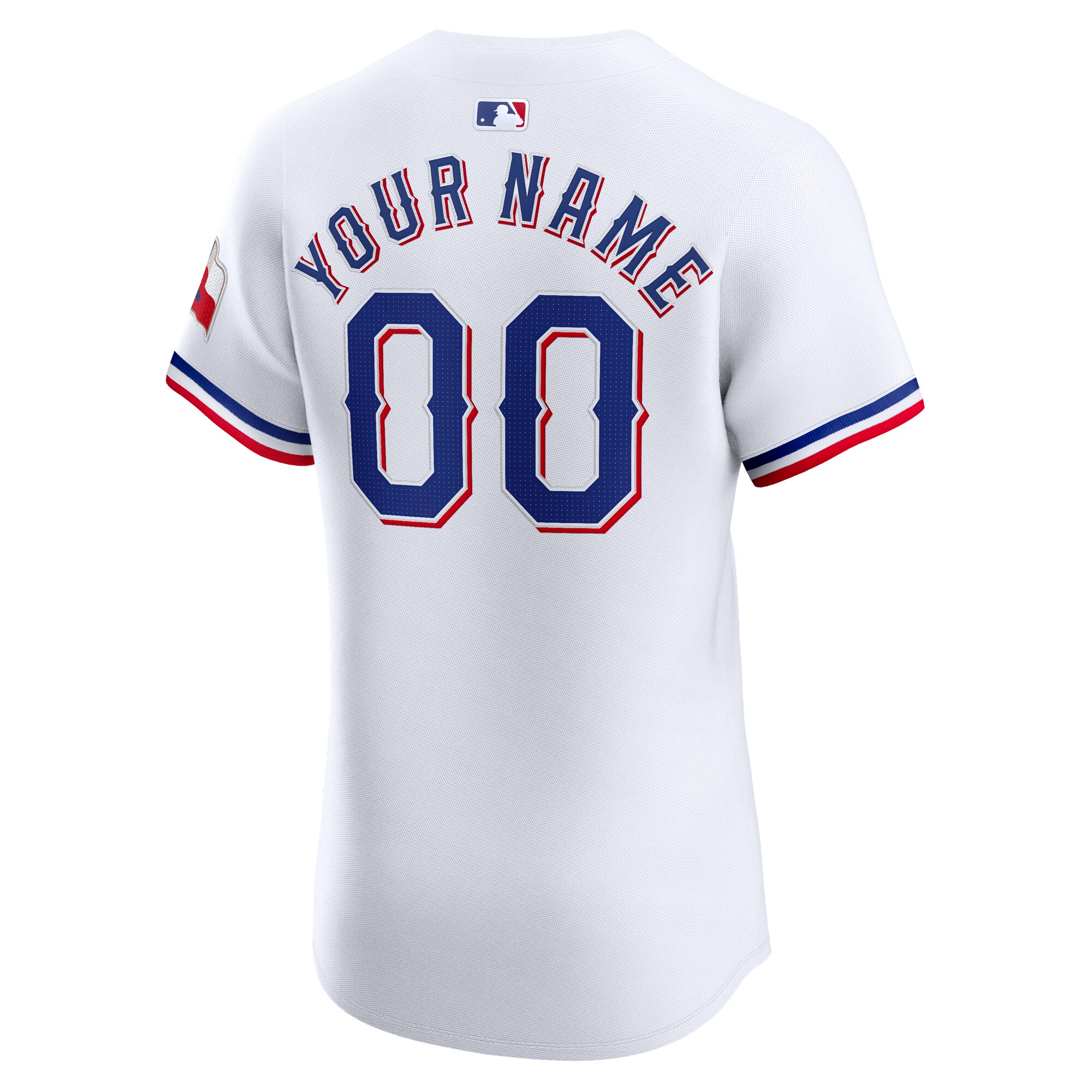 Texas Rangers  Home Elite Custom Jersey - White