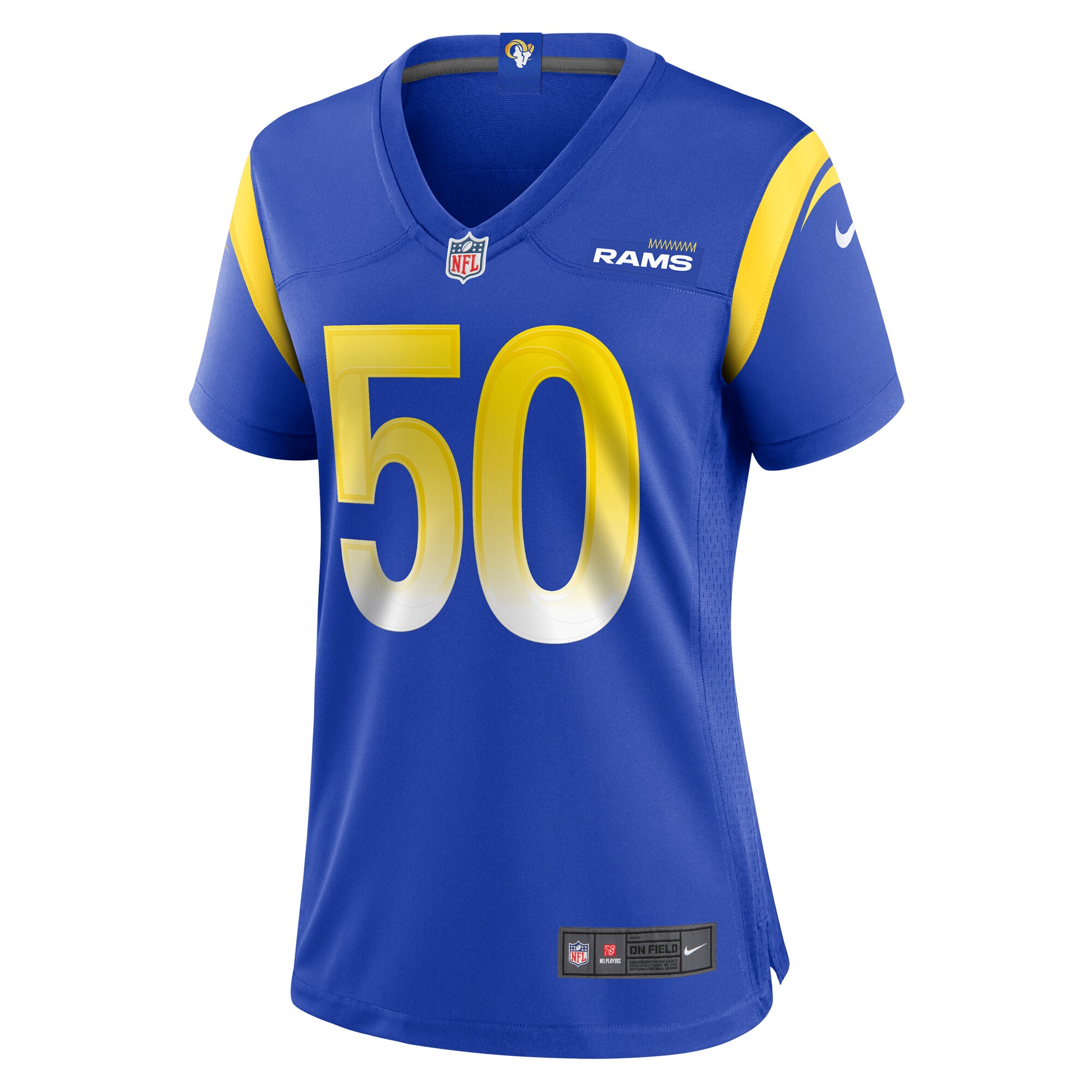 Beaux Limmer Los Angeles Rams  Women's  Game Jersey -  Royal