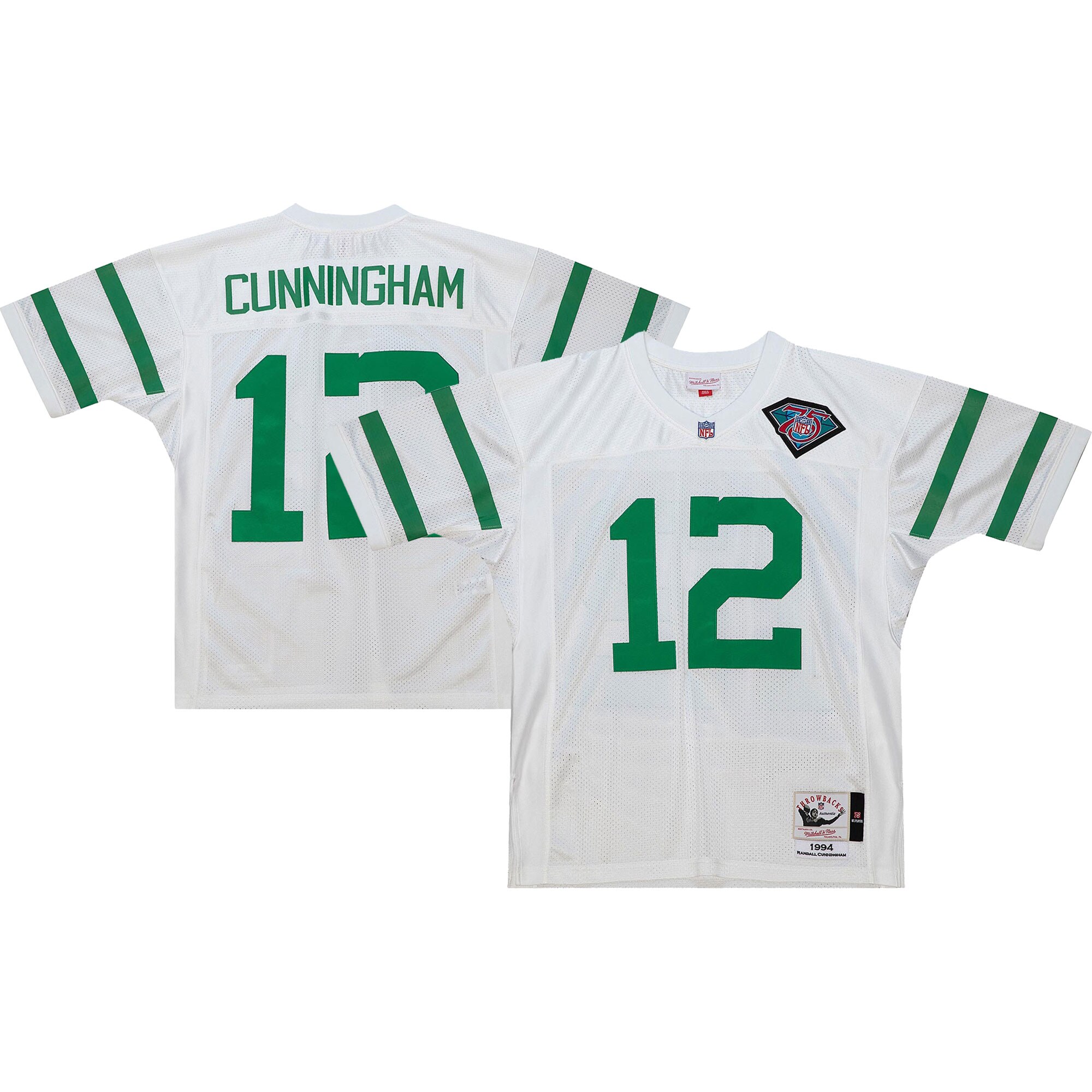 Randall Cunningham Philadelphia Eagles 1994 Mitchell & Ness Authentic Throwback Retired Player Jersey - White