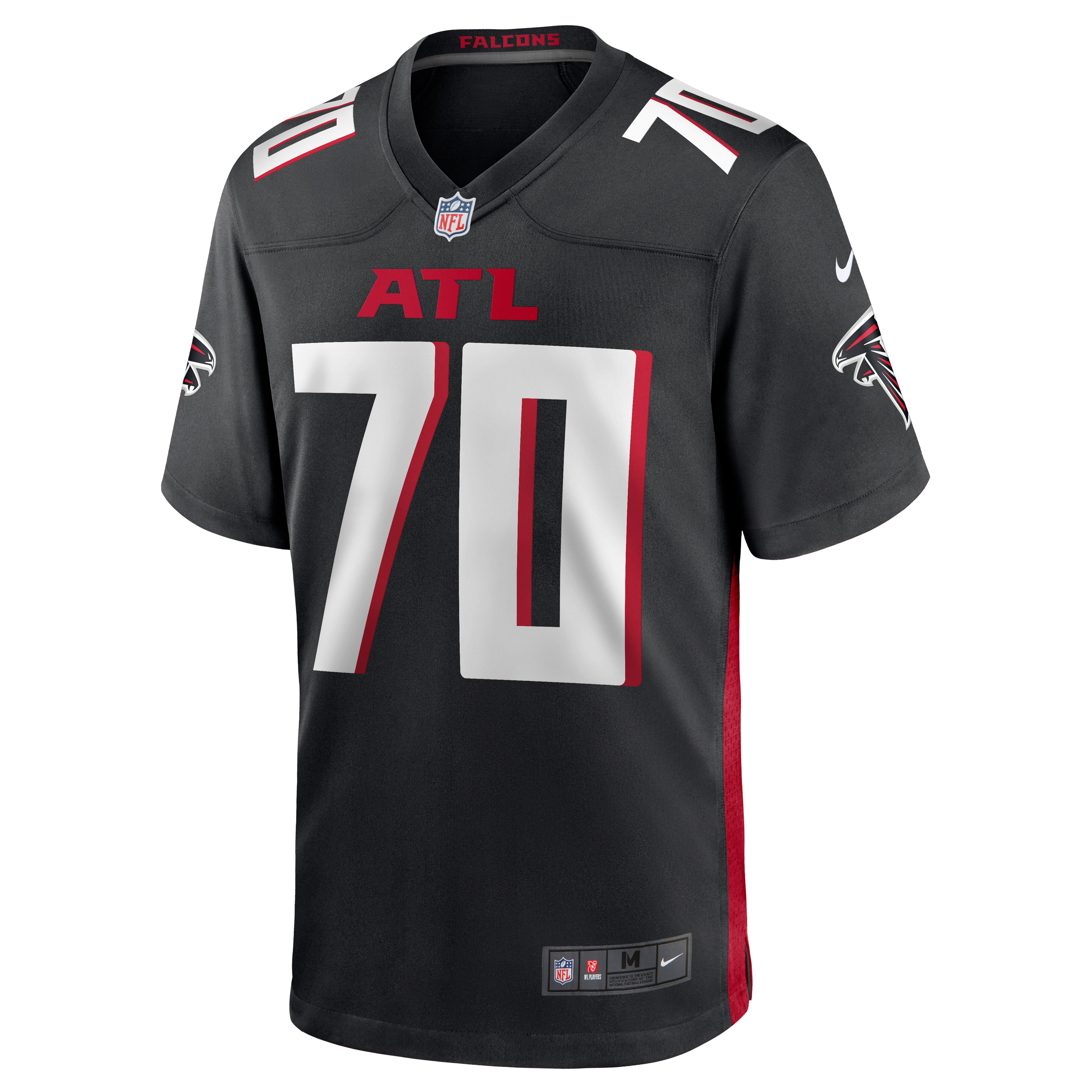 Jake Matthews Atlanta Falcons  Game Jersey - Black