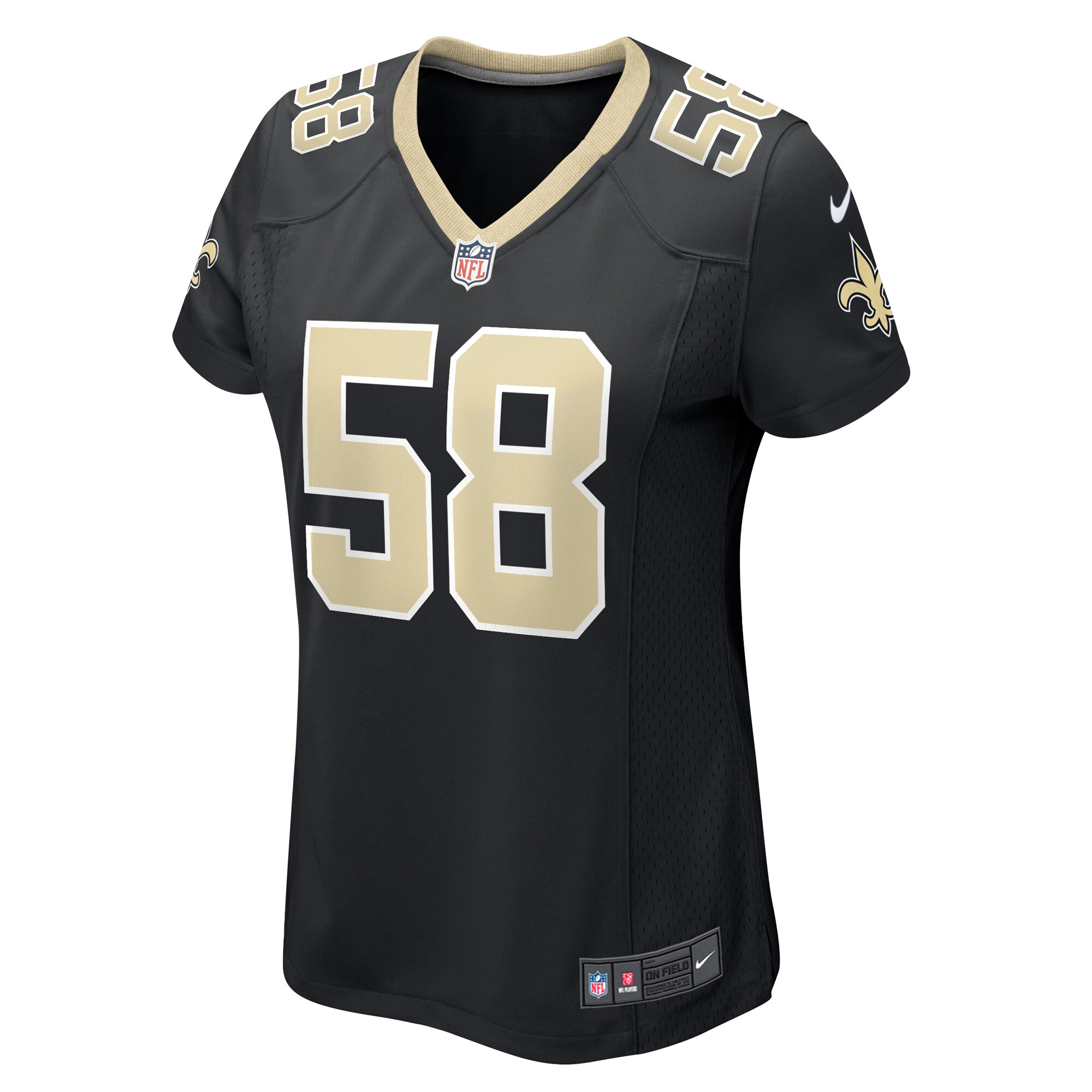 Eric Wilson New Orleans Saints  Women's Game Player Jersey - Black
