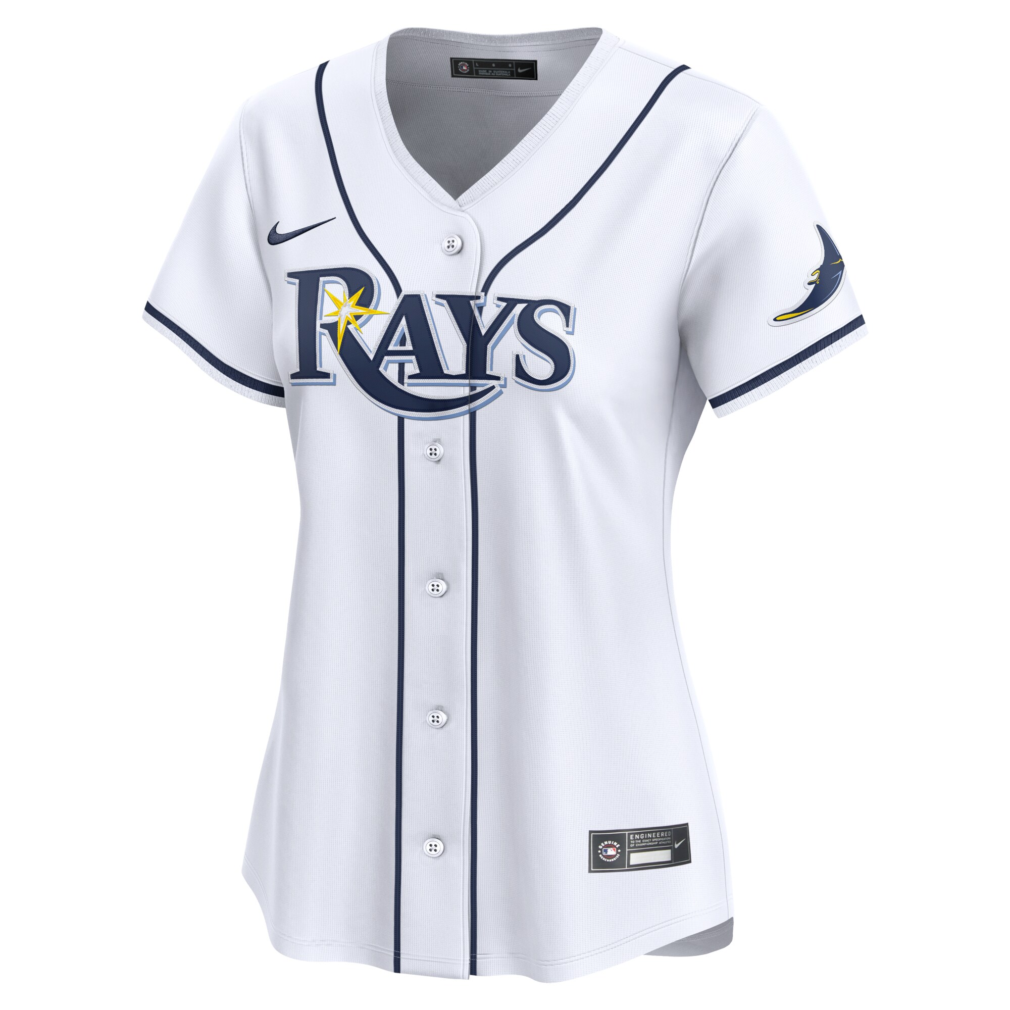 Brandon Lowe Tampa Bay Rays  Women's  Home Limited Player Jersey - White