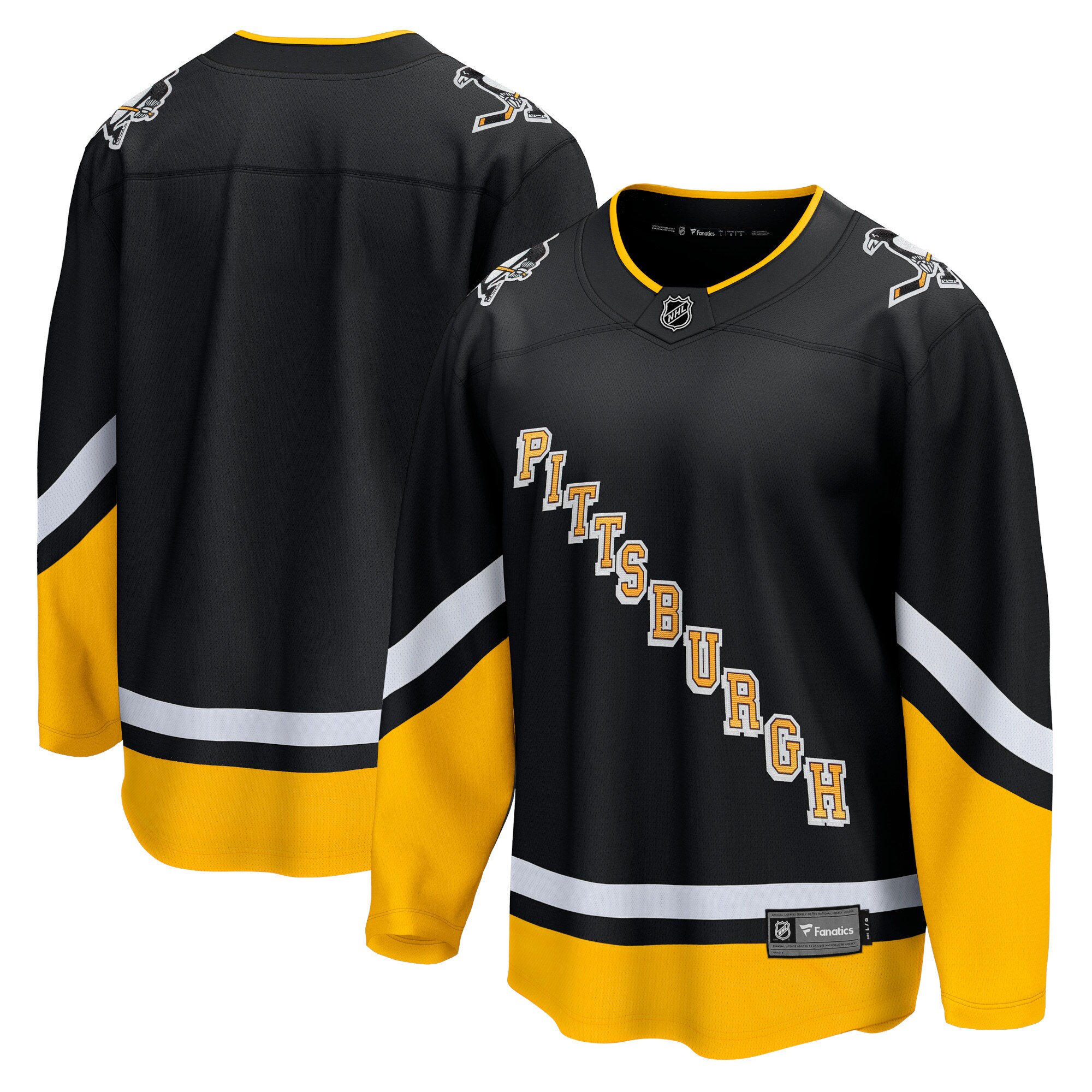 Pittsburgh Penguins Fanatics Alternate Premier Breakaway Jersey - Black