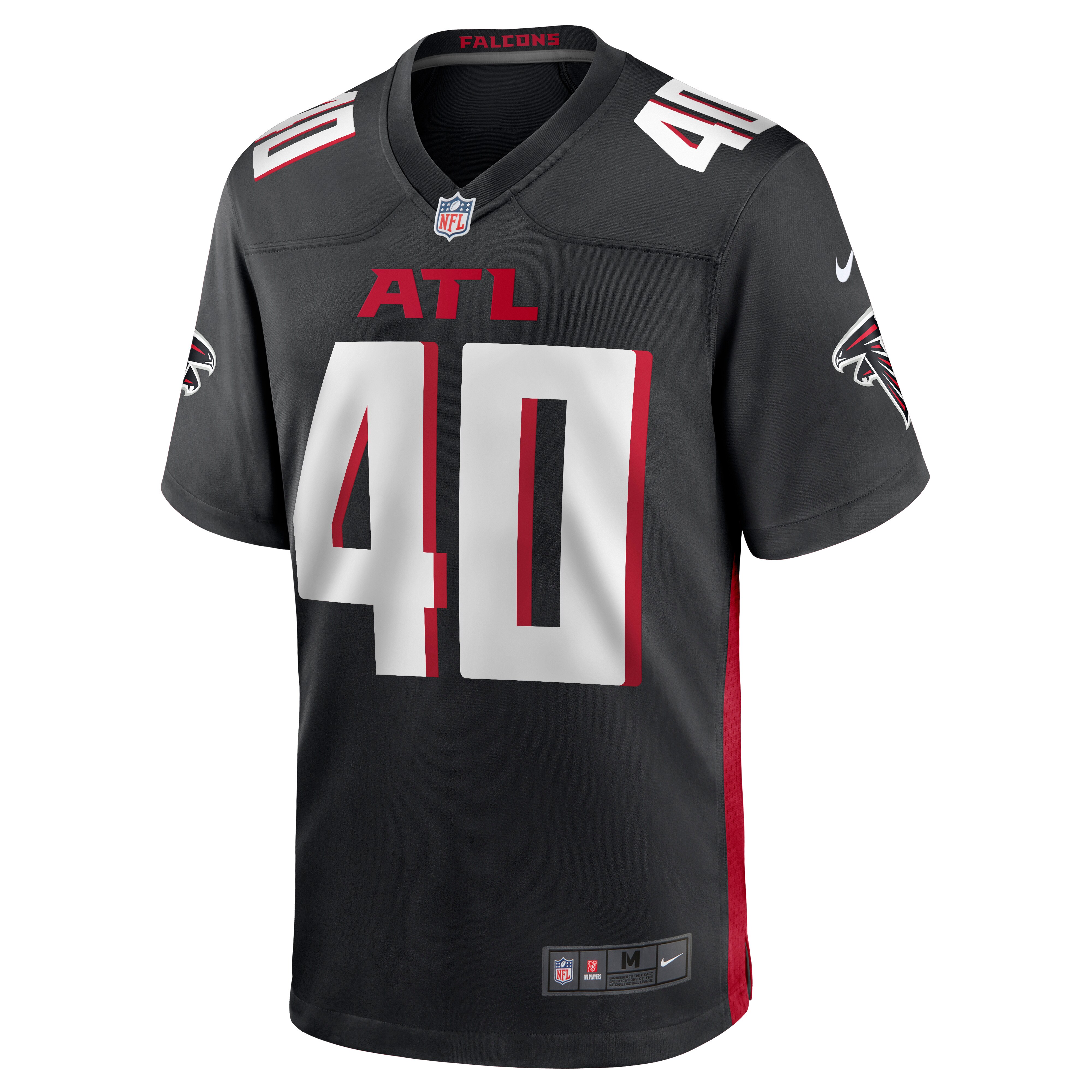 Keith Smith Atlanta Falcons  Game Jersey - Black