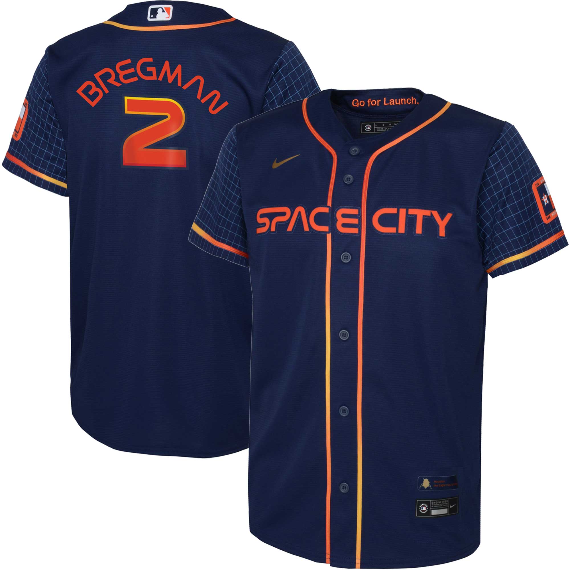 Alex Bregman Houston Astros  Toddler City Connect Replica Player Jersey - Navy