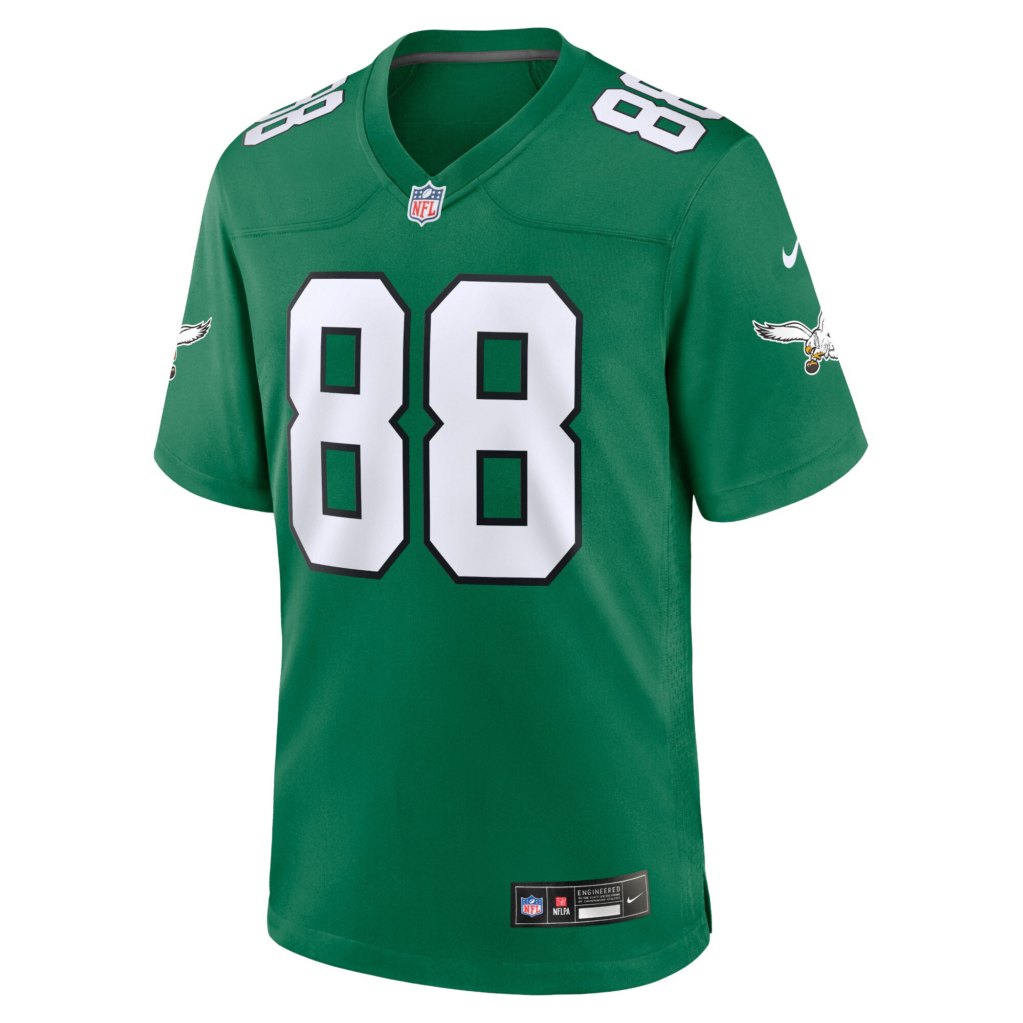 Dallas Goedert Philadelphia Eagles  Alternate Game Player Jersey - Kelly Green