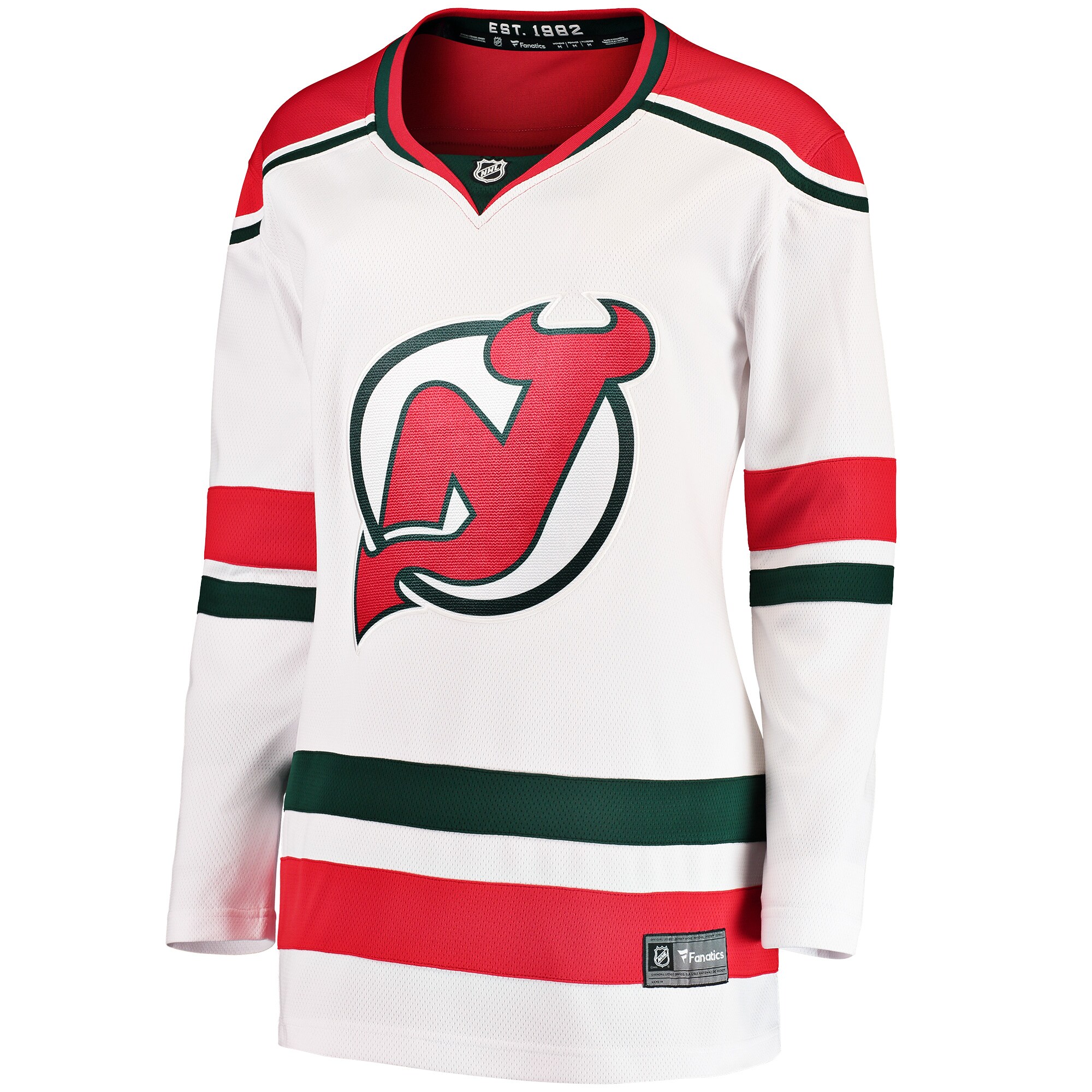 New Jersey Devils Fanatics Women's 2022\/23 Heritage Premier Breakaway Jersey - White
